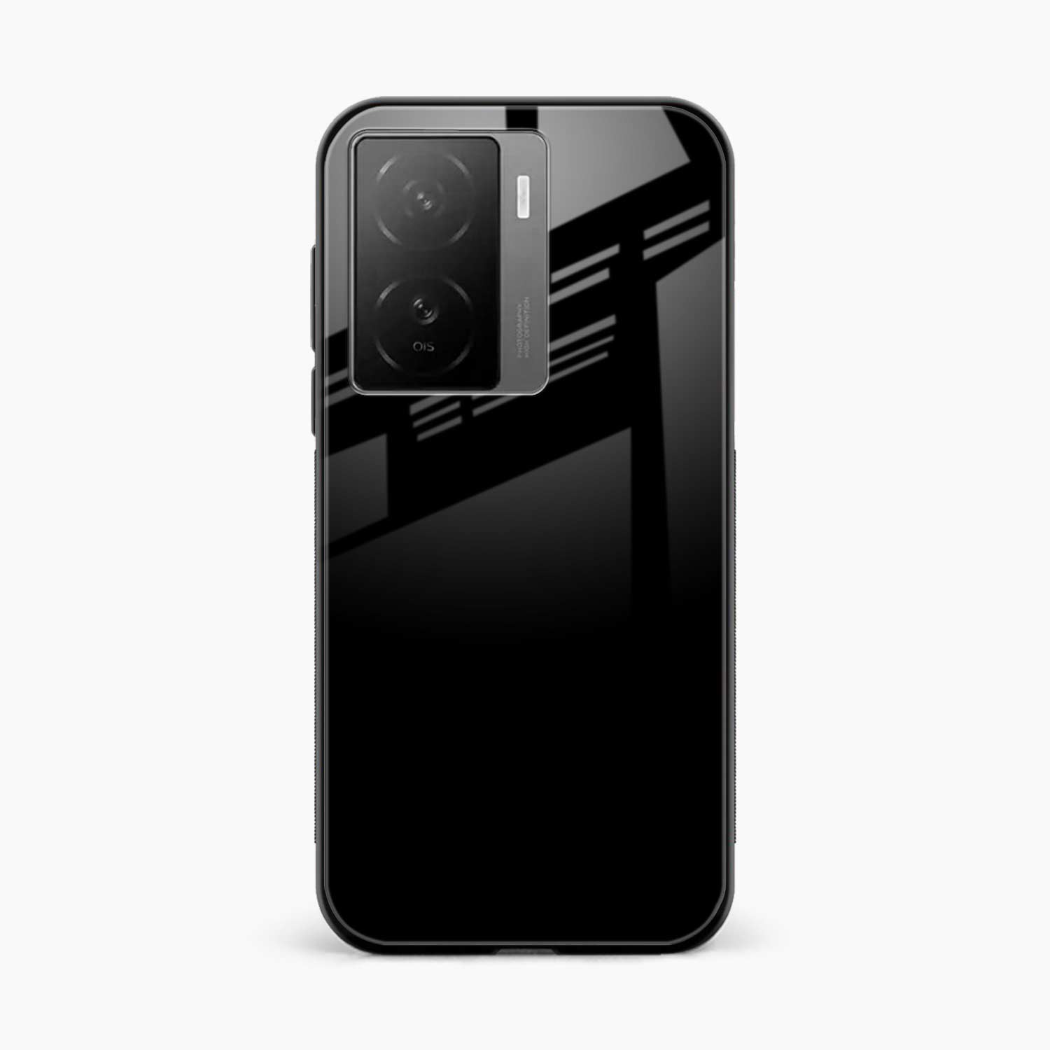 Pure Black Iqoo Z7 5G Back Cover