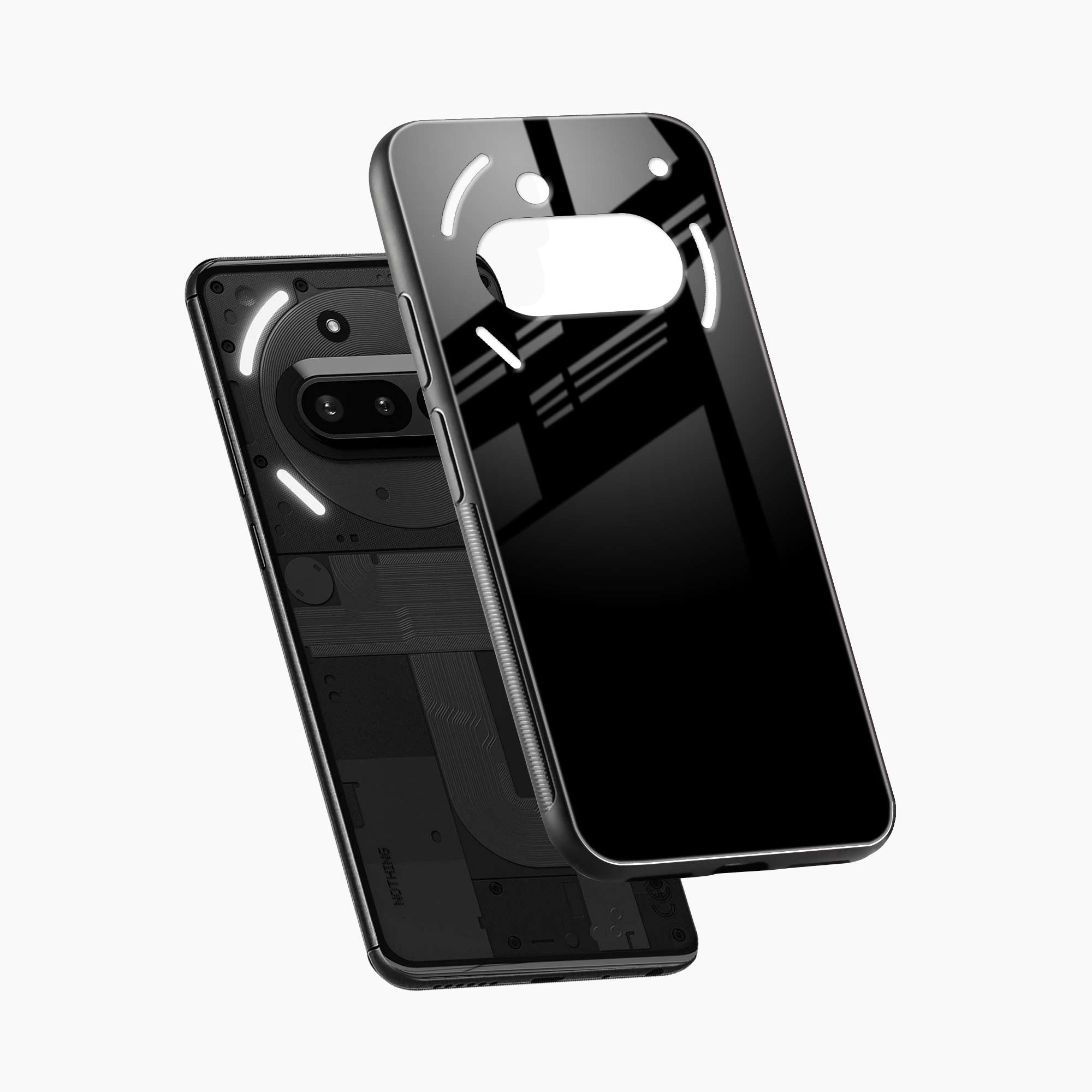 Pure Black Nothing Phone 3a 5G Back Cover