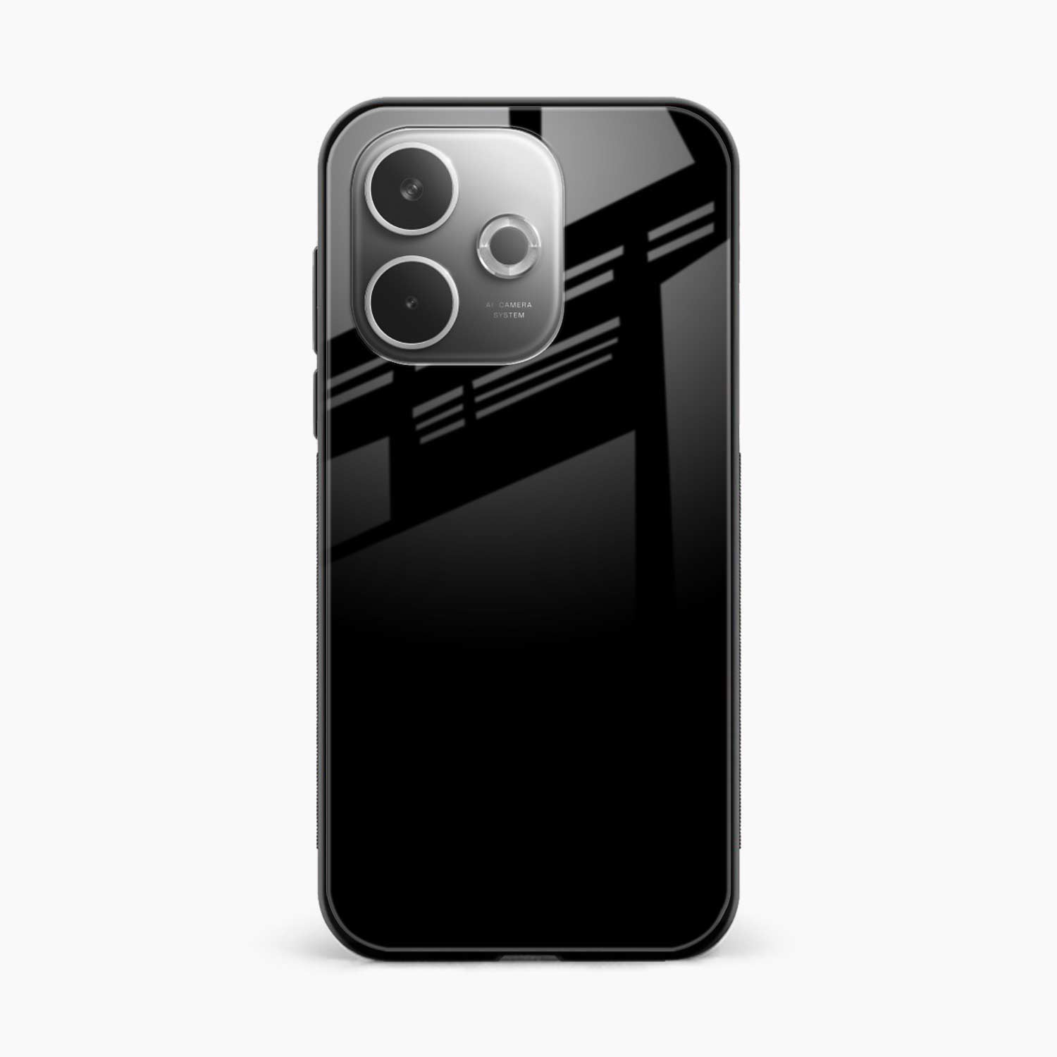 Pure Black Oppo A5 Pro 5G Back Cover