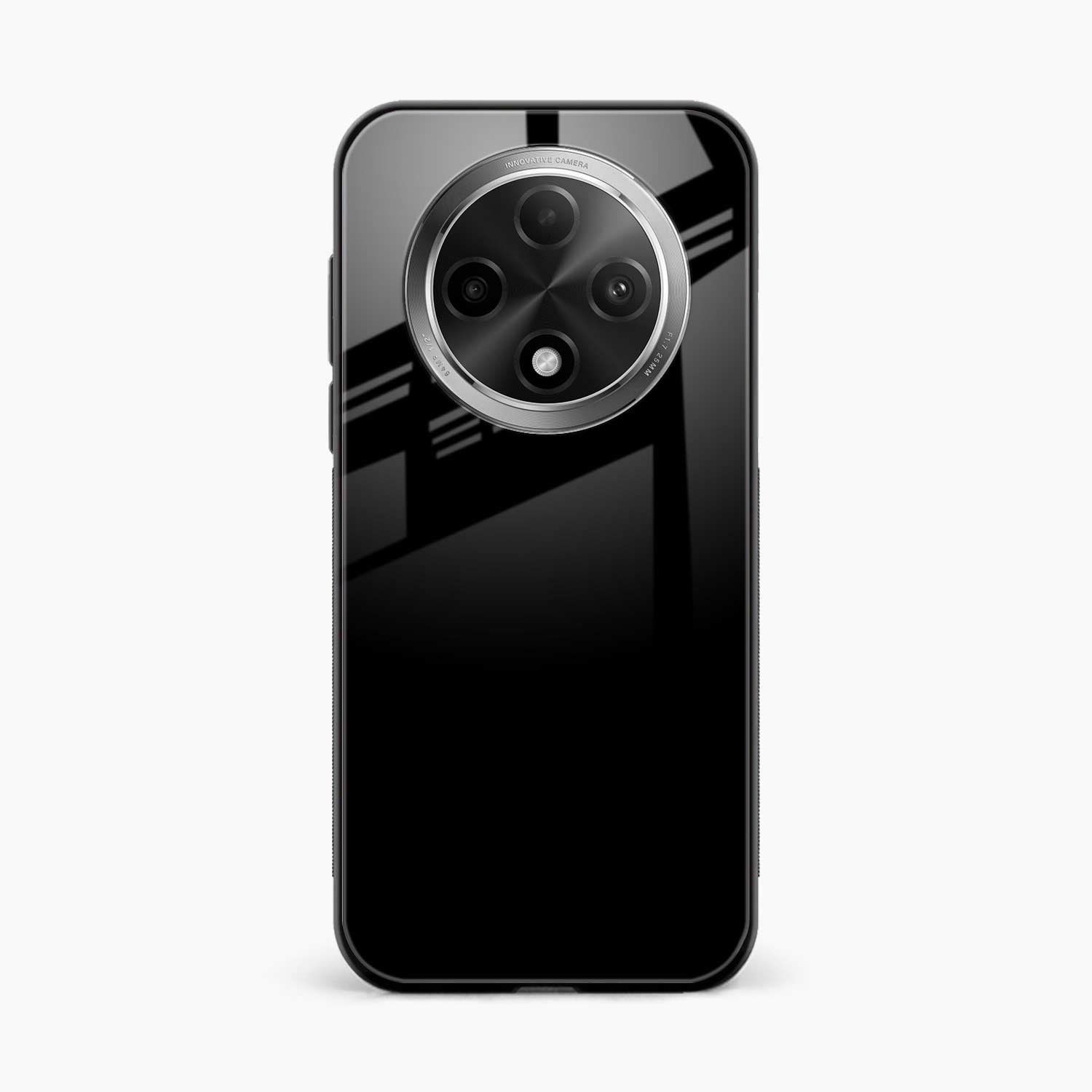 Pure Black Oppo F27 5G Back Cover