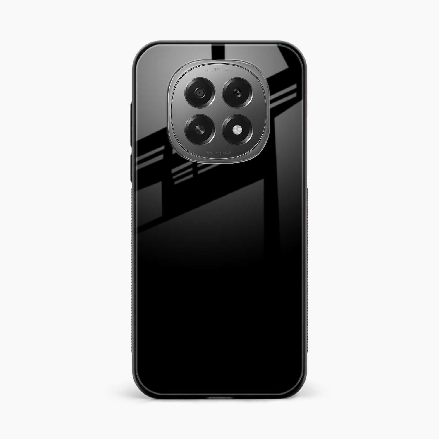 Pure Black Oppo F29 5G Back Cover