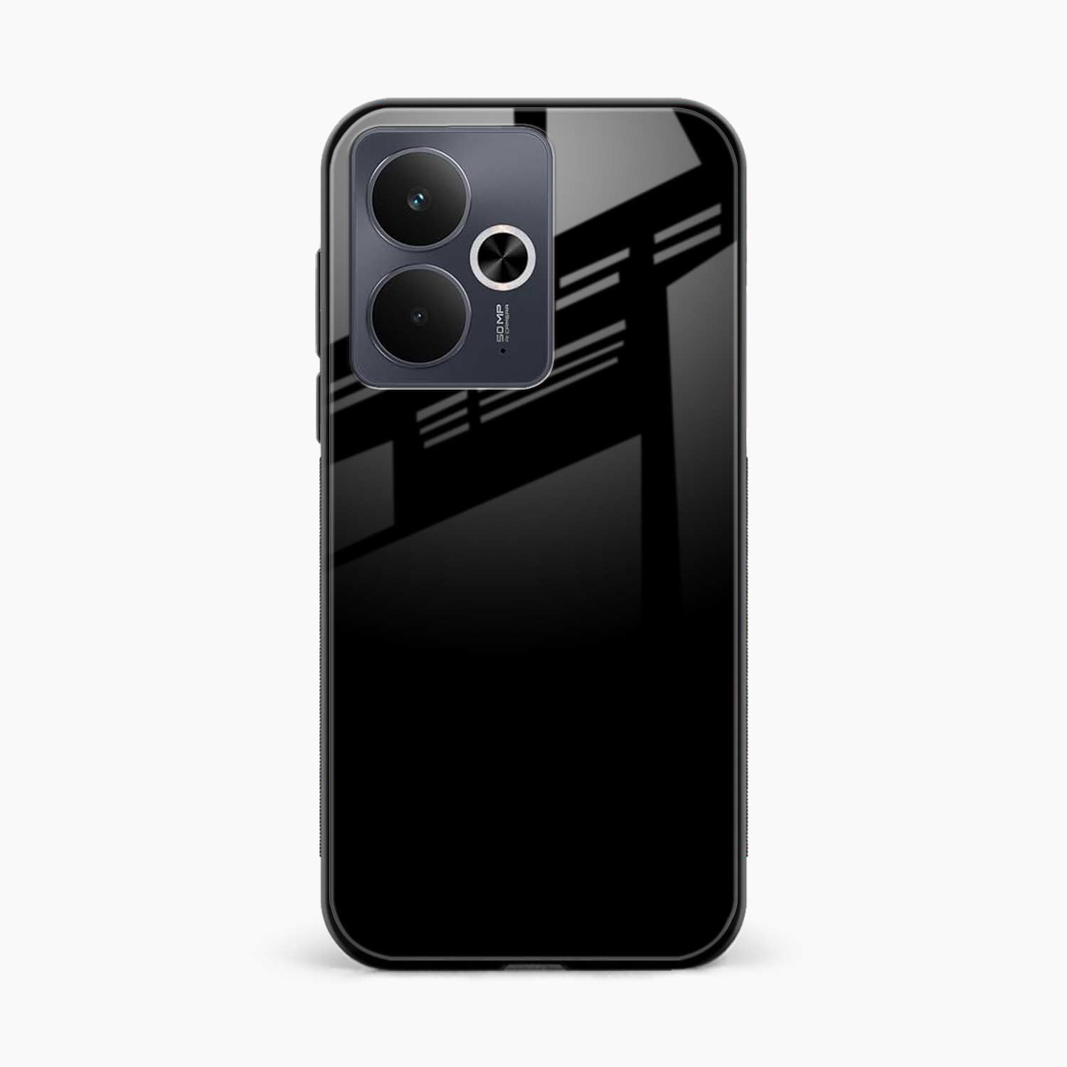 Pure Black Realme 14t 5G Back Cover