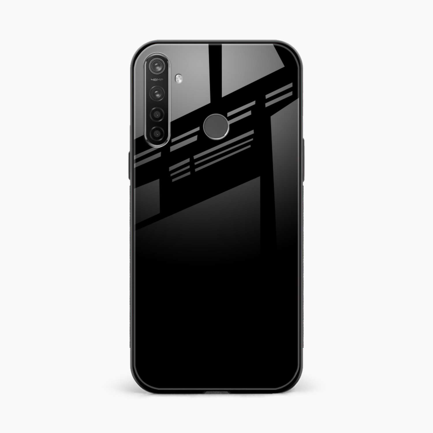 Pure Black Realme 5 Back Cover