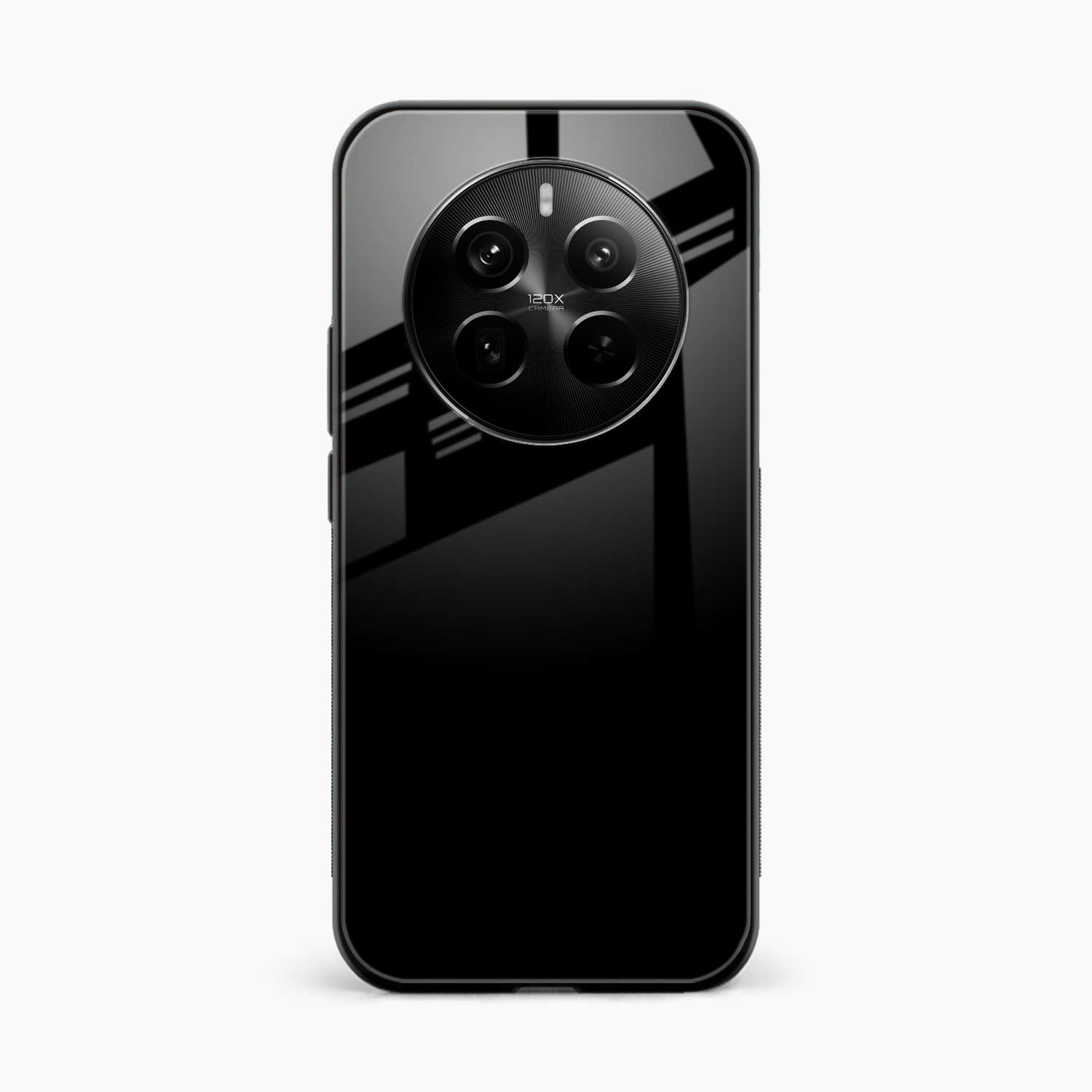Pure Black Realme Narzo 70 5G Back Cover