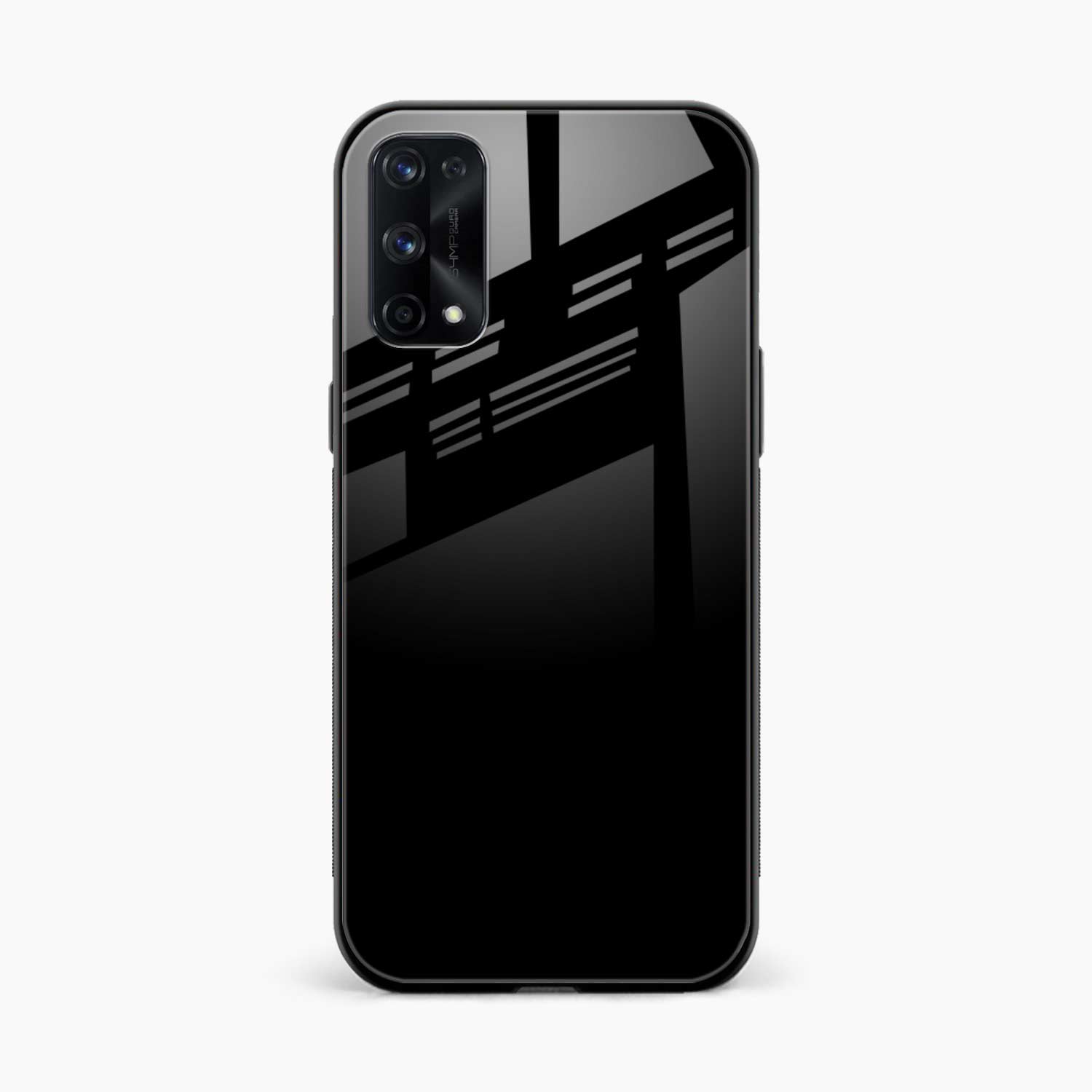 Pure Black Realme X7 Pro Back Cover
