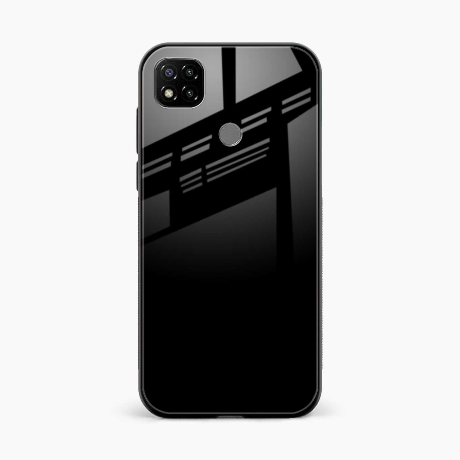 Pure Black Redmi 9 Back Cover