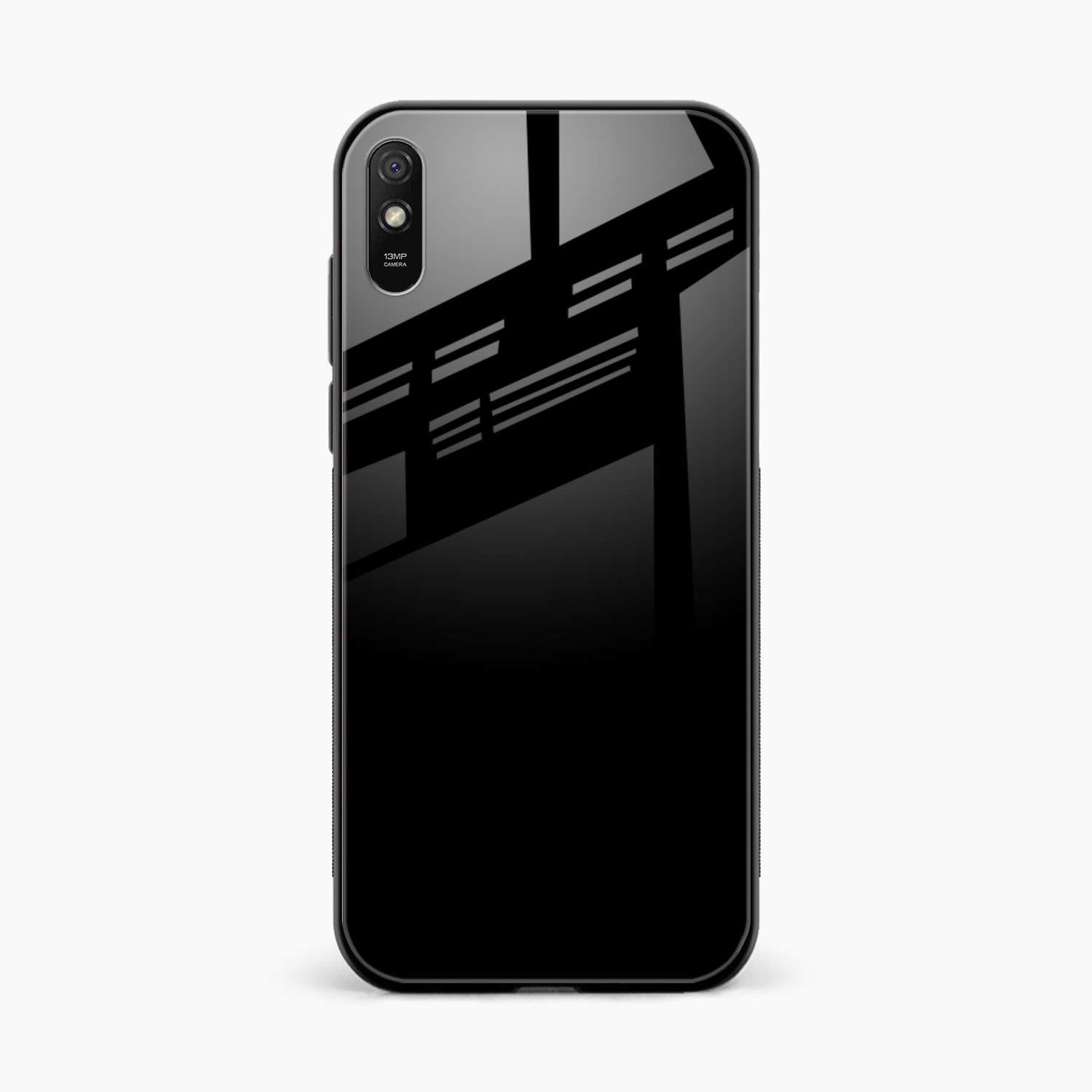 Pure Black Redmi 9i Back Cover