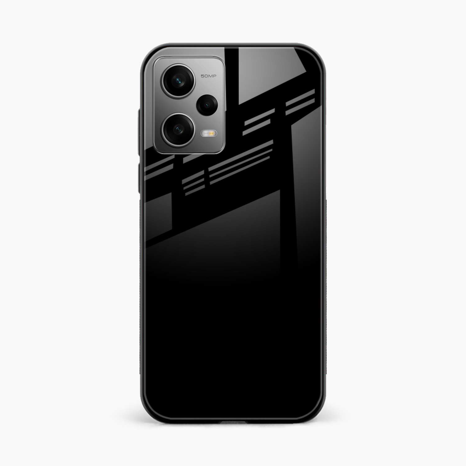 Pure Black Redmi Note 12 Pro Back Cover
