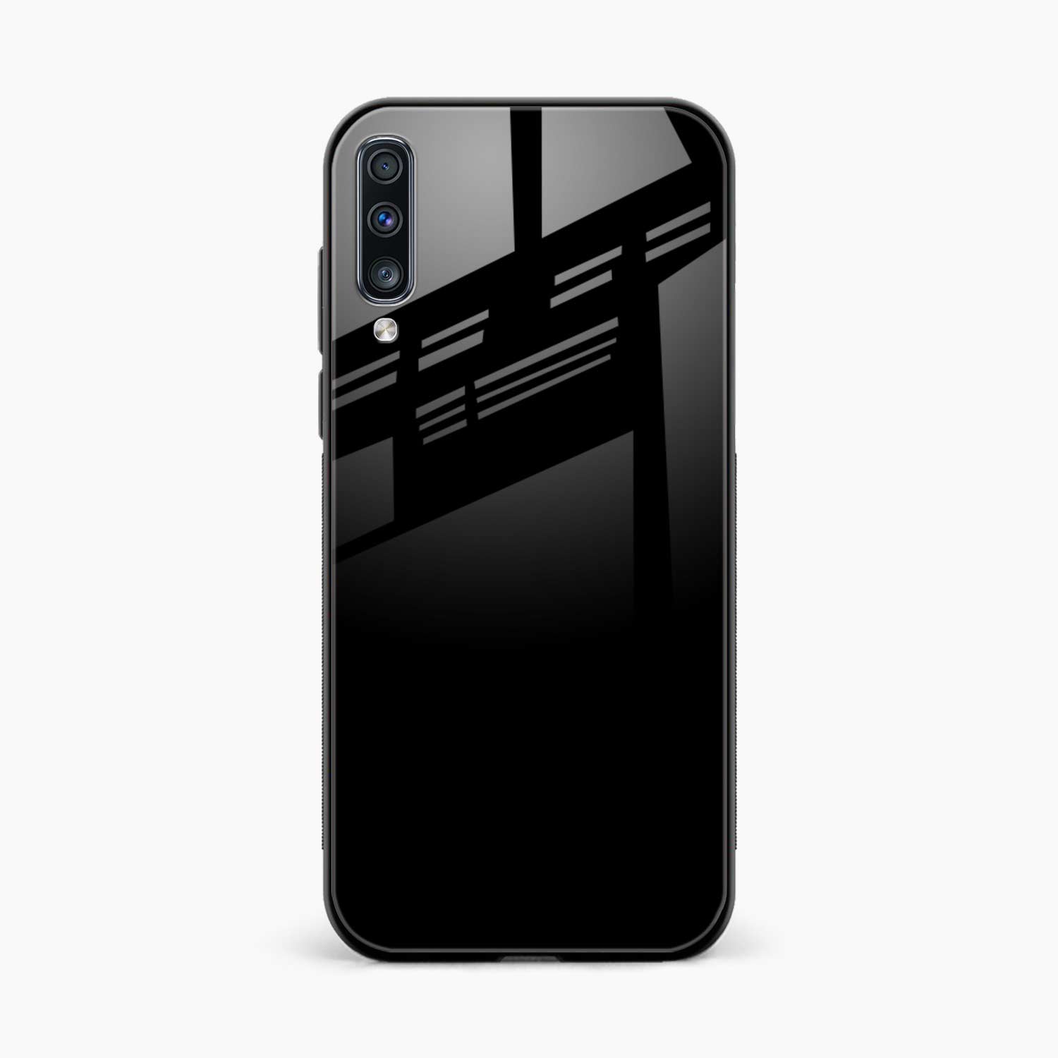 Pure Black Samsung A50s Back Cover