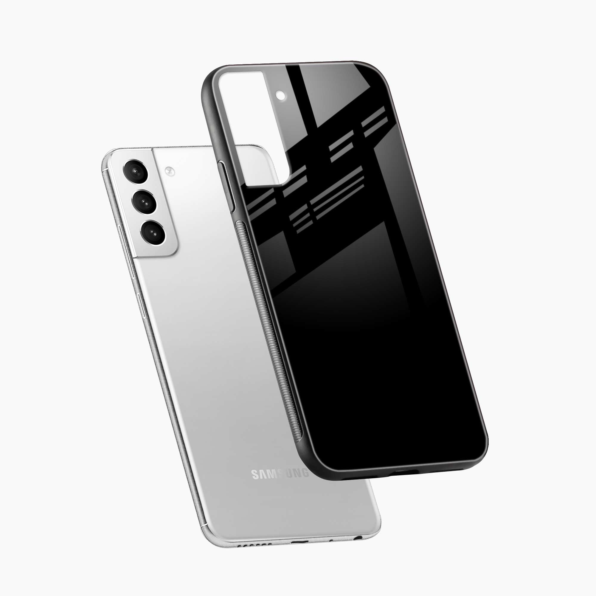 Pure Black Samsung Galaxy S22 Back Cover