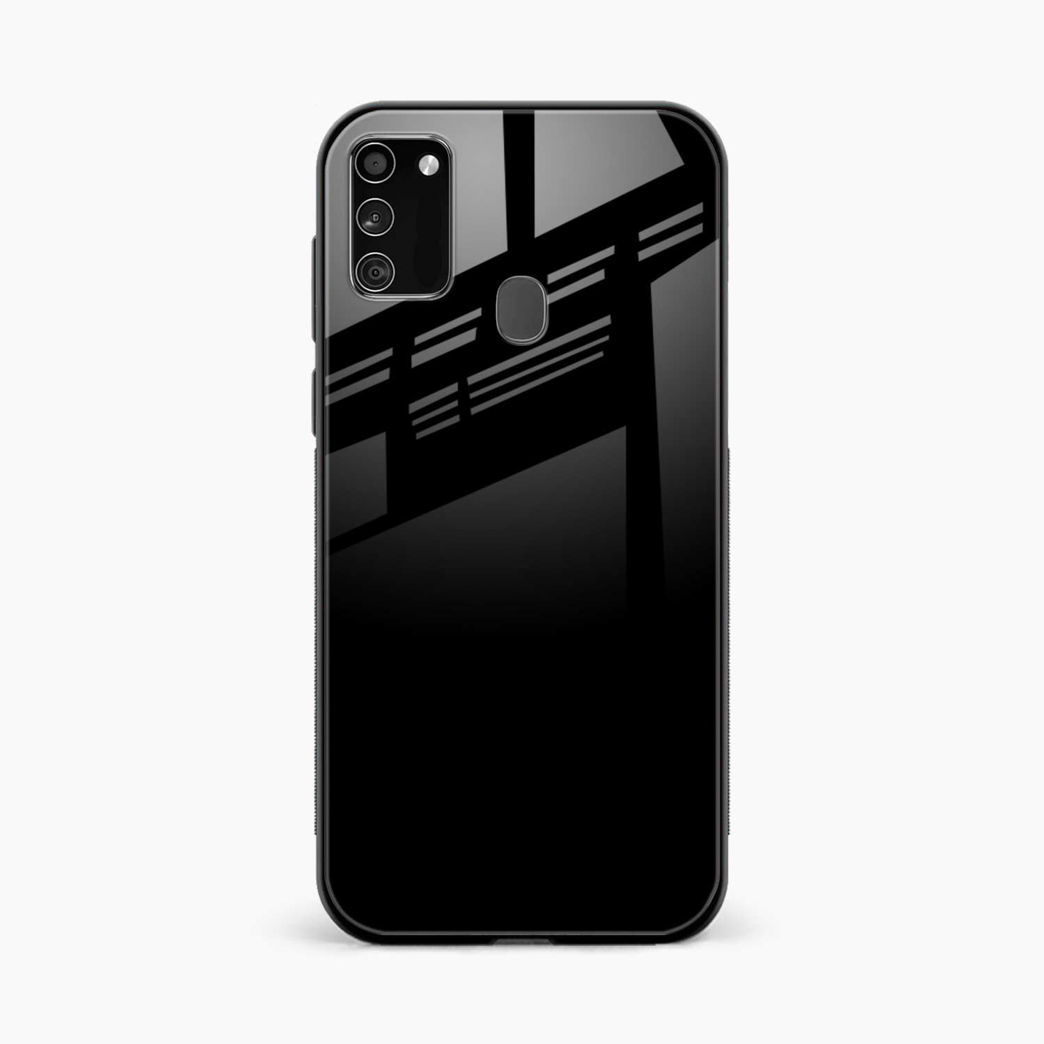 Pure Black Samsung M30s Back Cover