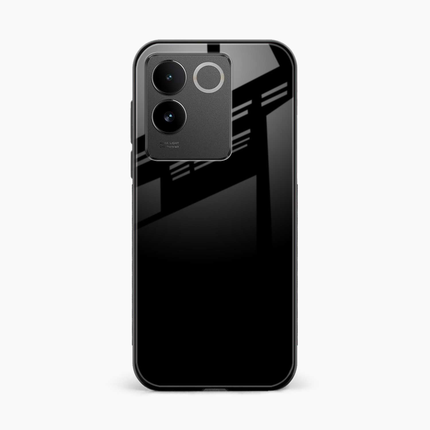 Pure Black Vivo T2 Pro 5G Back Cover