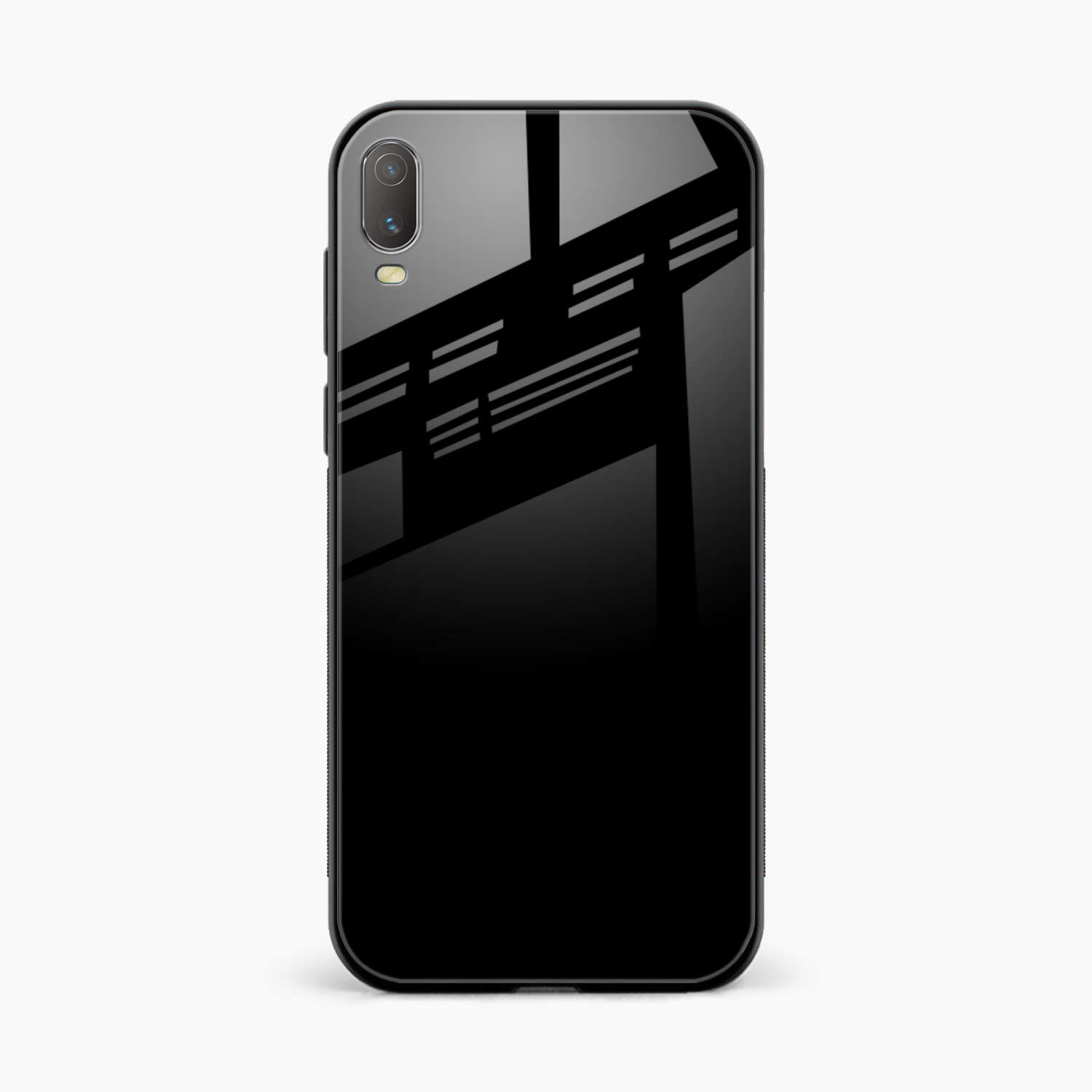 Pure Black Vivo V11 Pro Back Cover