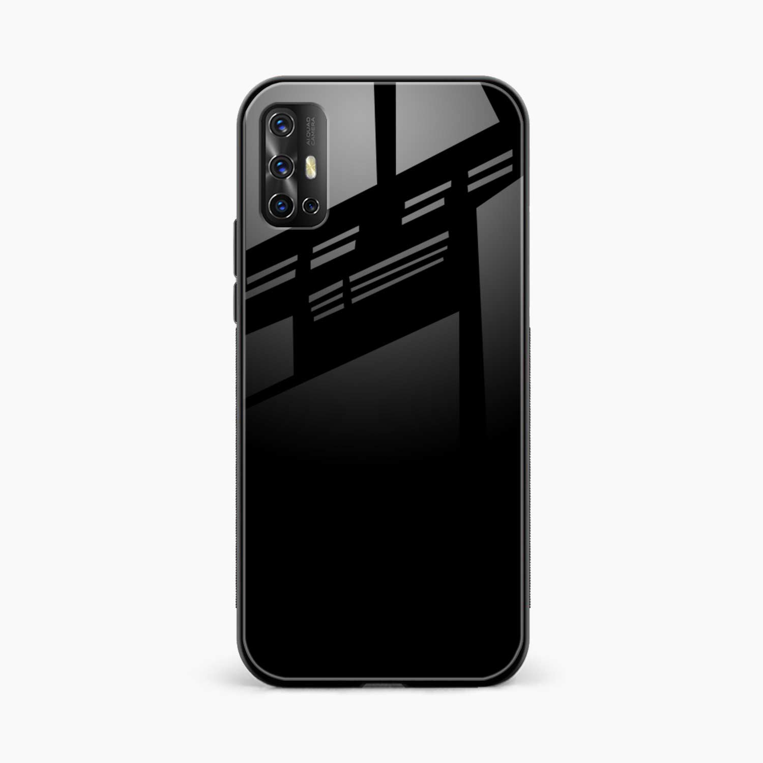 Pure Black Vivo V17 Back Cover