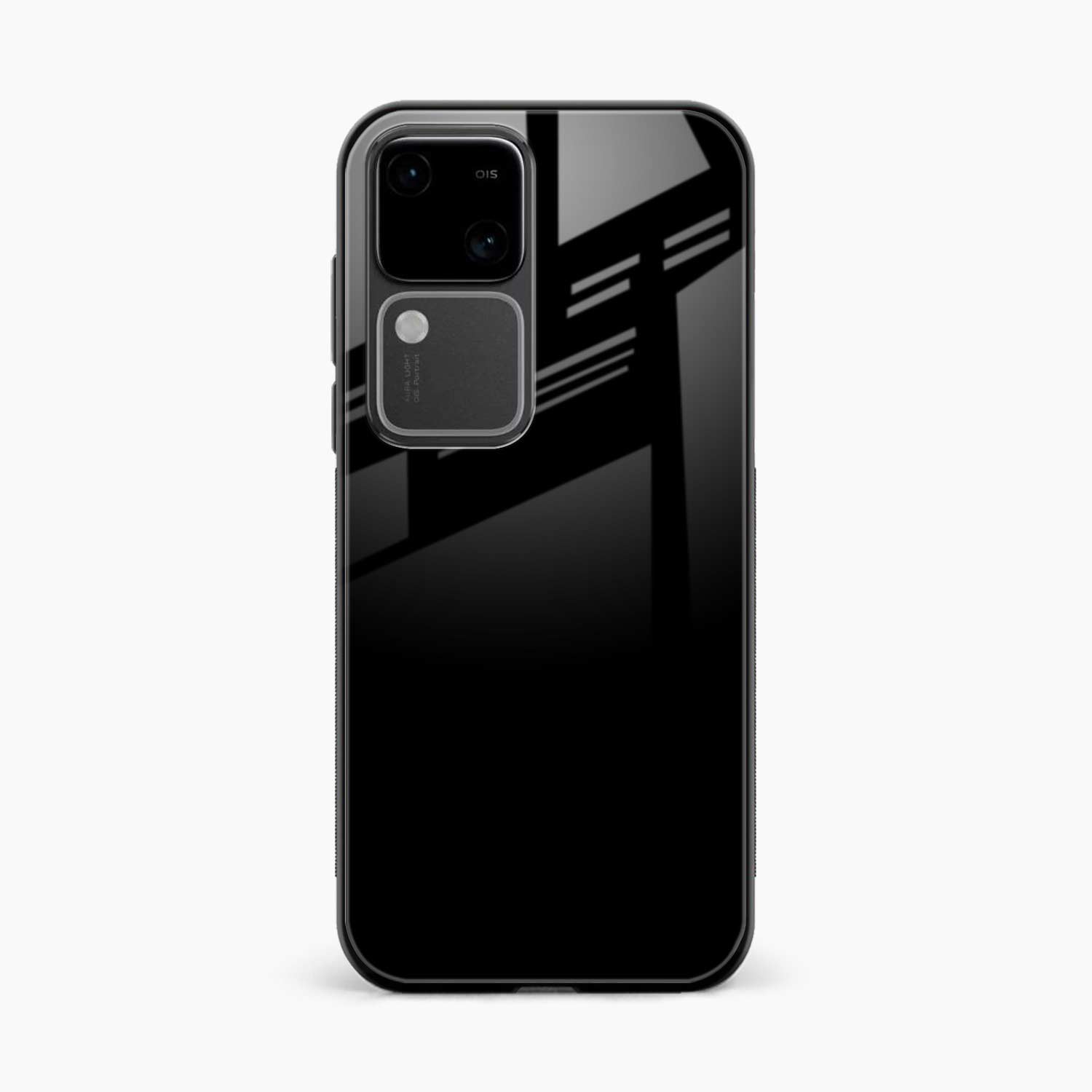 Pure Black Vivo V30 Pro Back Cover