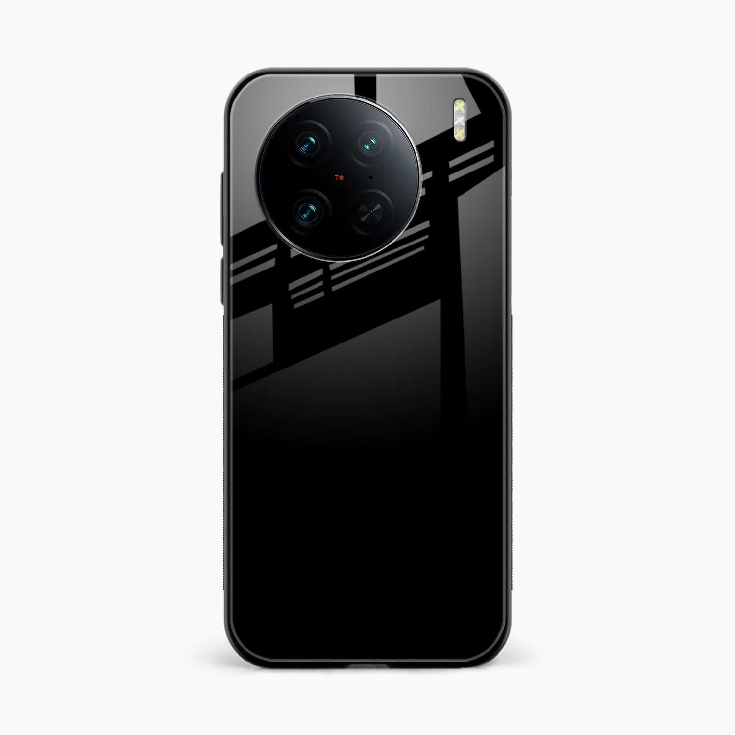 Pure Black Vivo X90 Pro Back Cover