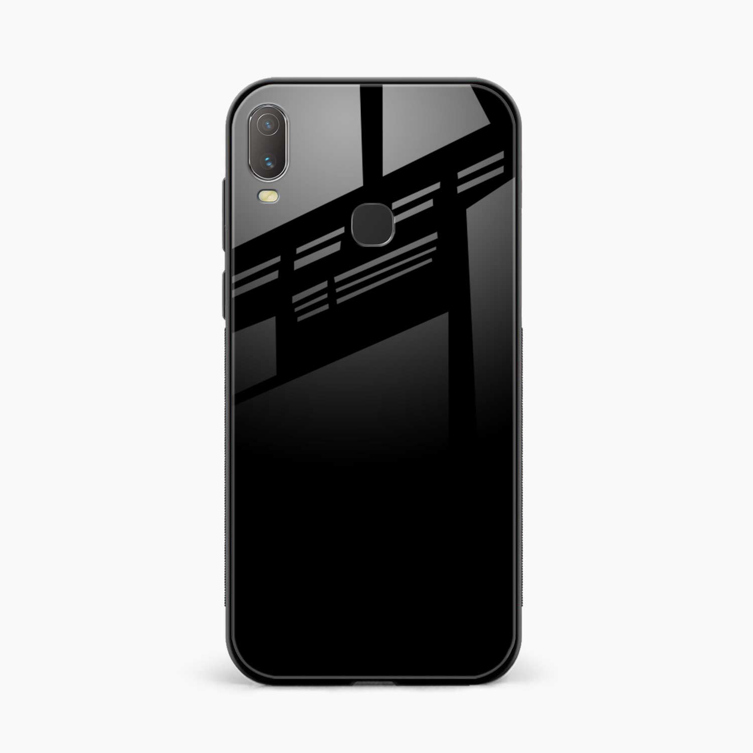Pure Black Vivo Y11 Back Cover