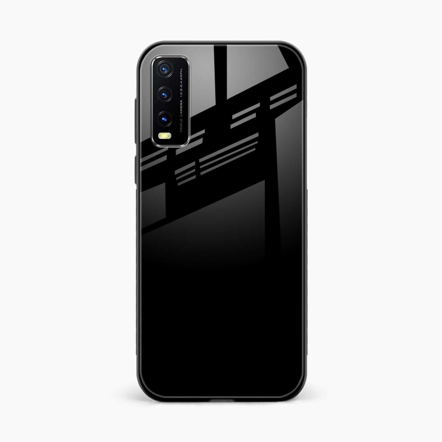 Pure Black Vivo Y20s Back Cover