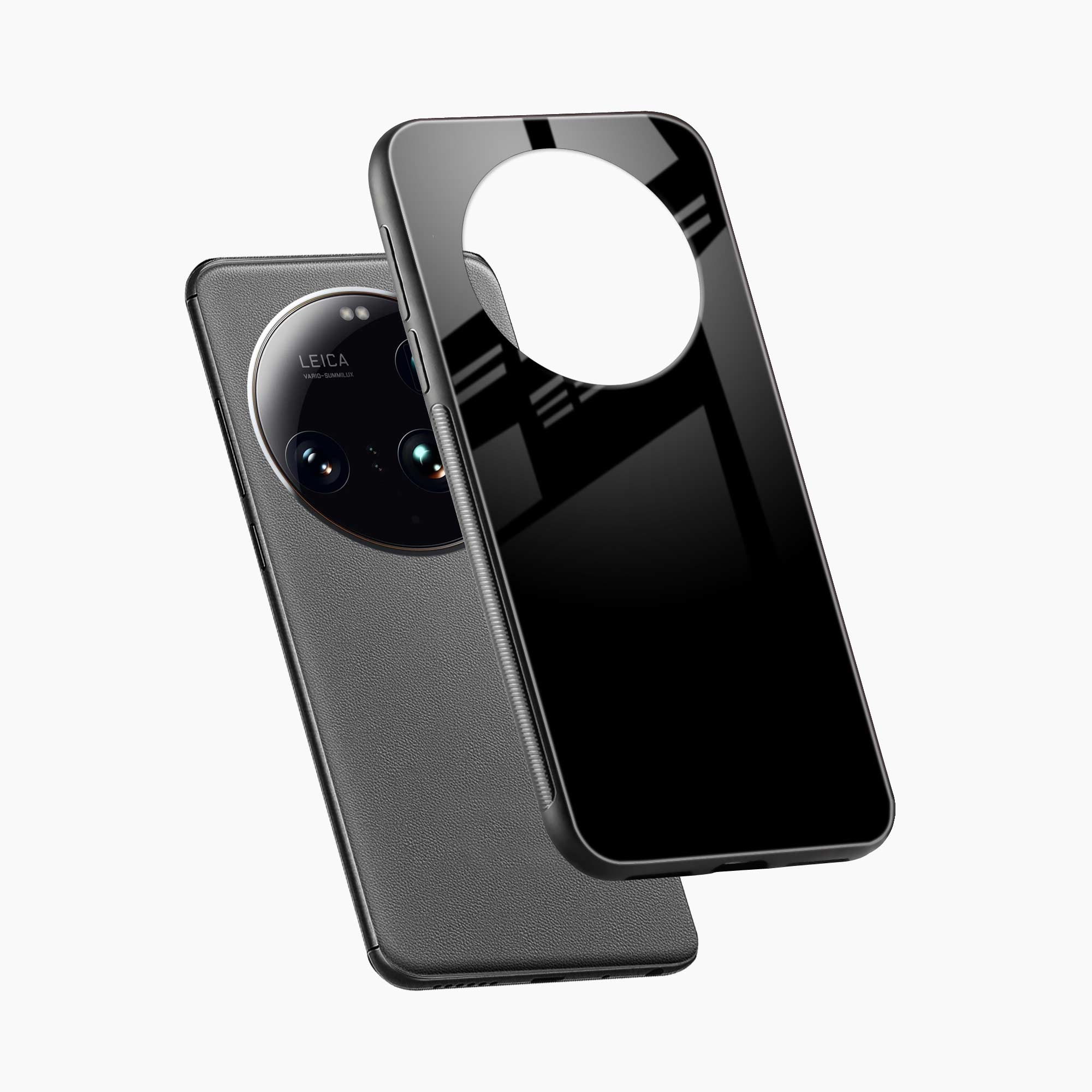 Pure Black Xiaomi 15 Ultra Back Cover