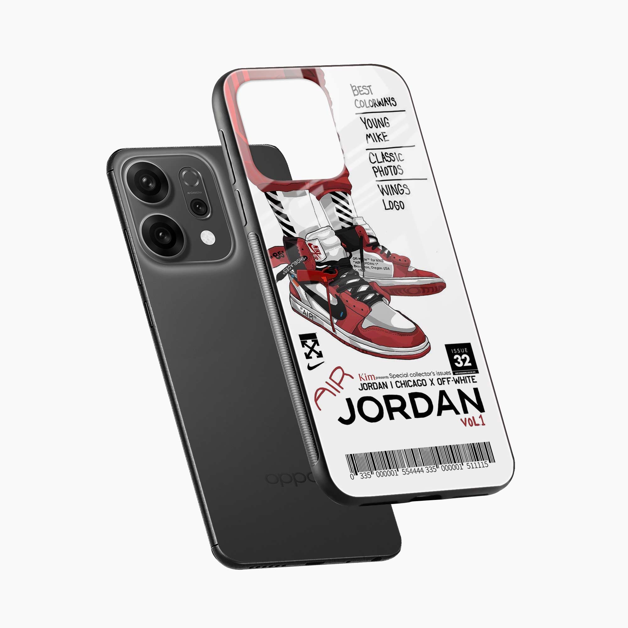 Red Sneakers Oppo Reno 14 5G Back Cover