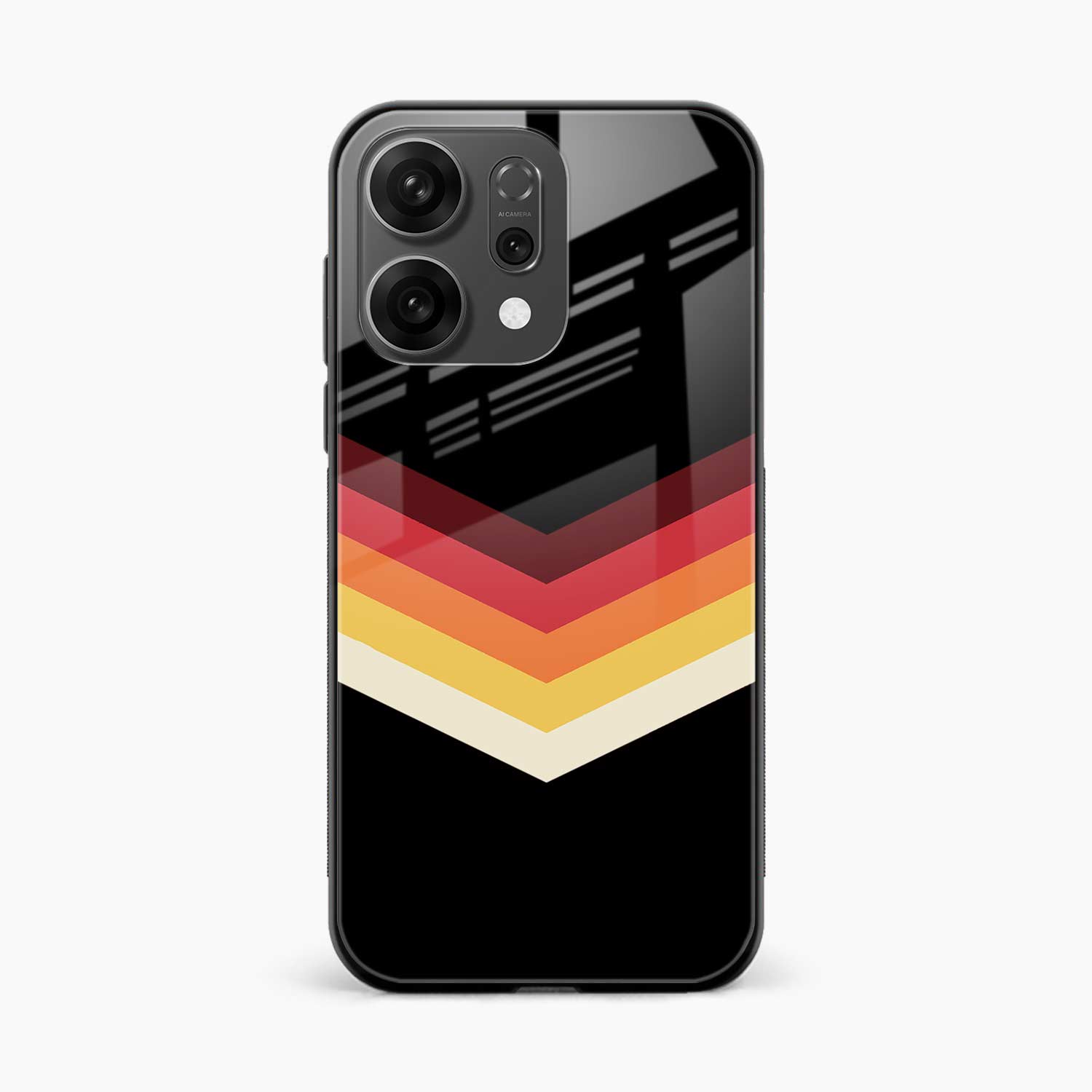 Rewind Strips Pattern Oppo Reno 14 5G Back Cover