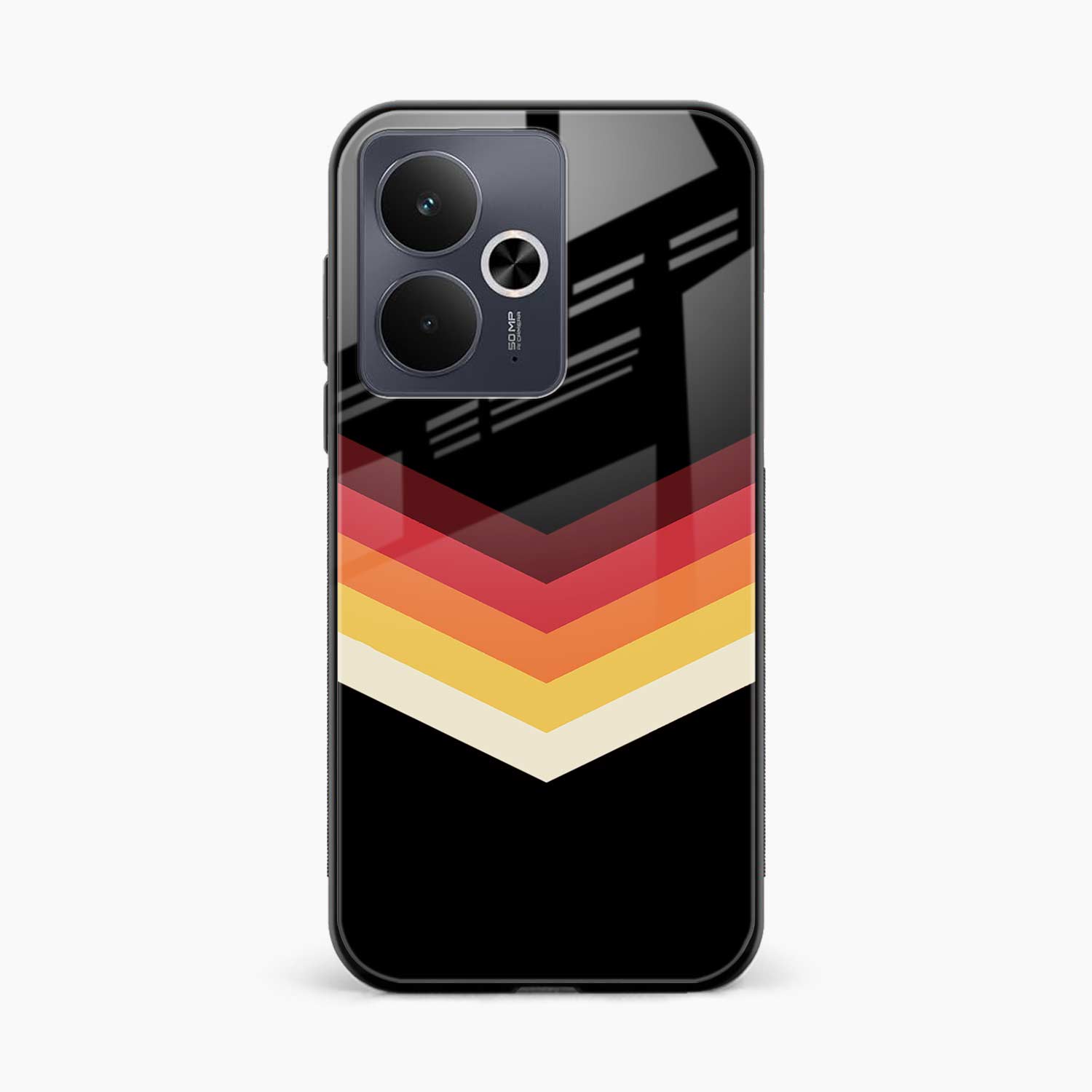 Rewind Strips Pattern Realme 14t 5G Back Cover