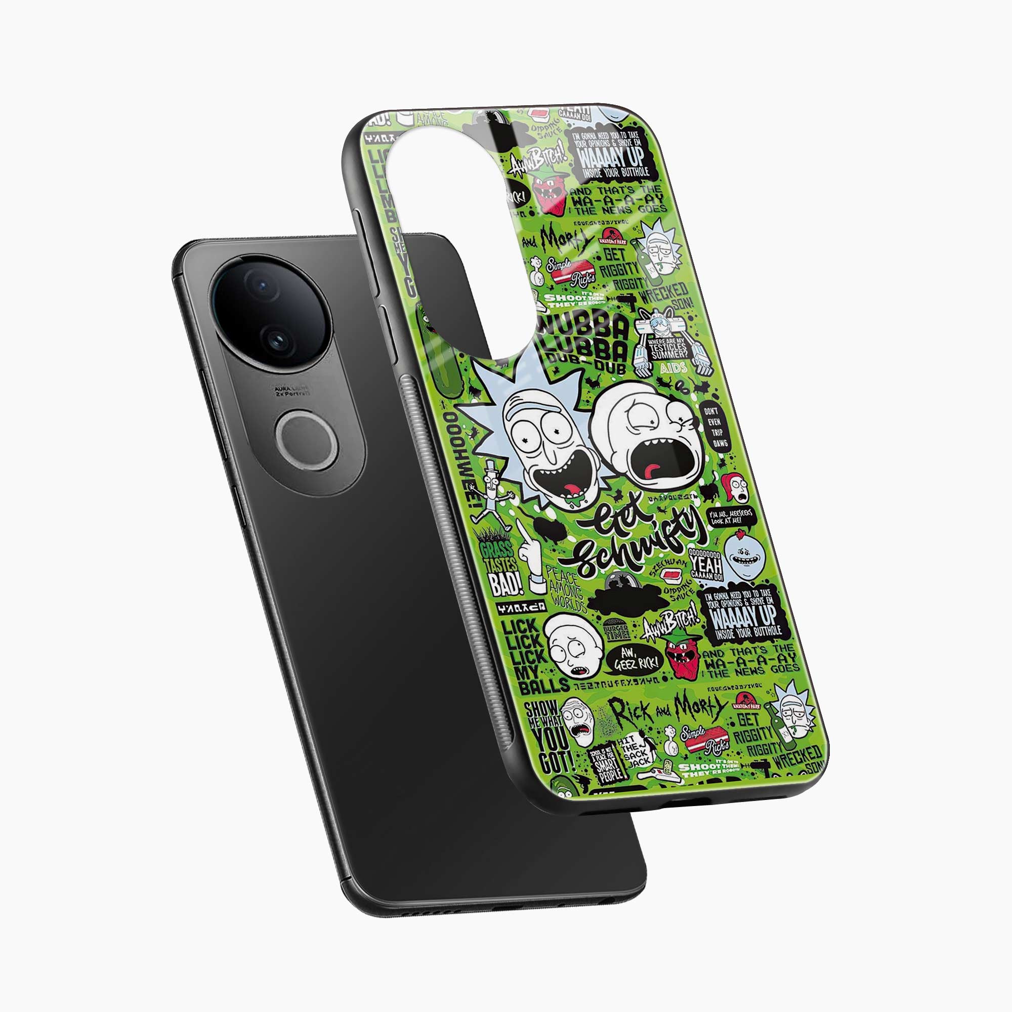 Rick And Morty Iqoo Z10r 5G Back Cover