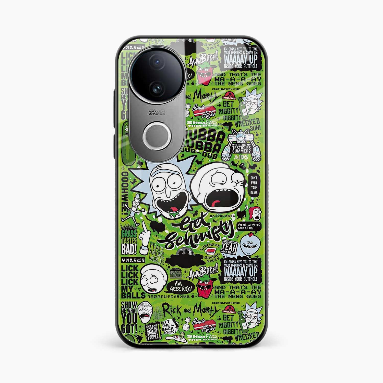Rick And Morty Iqoo Z10r 5G Back Cover