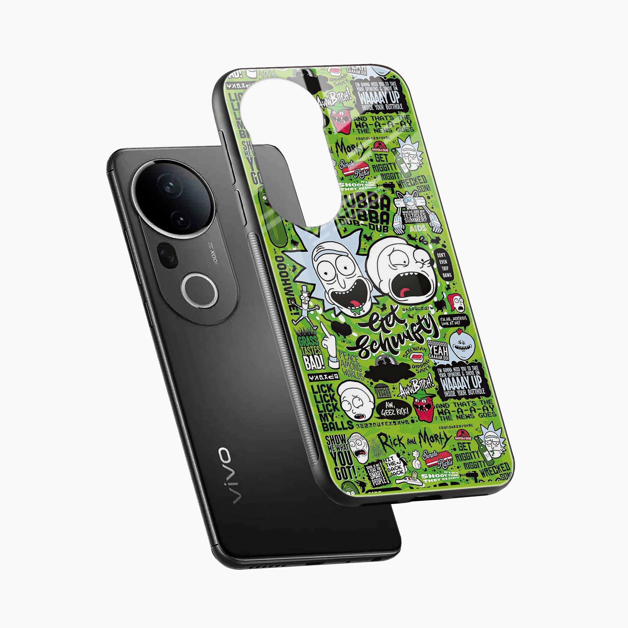 Rick And Morty Vivo T4 Ultra 5G Back Cover