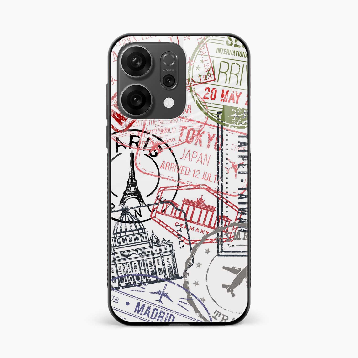Stamp Oppo Reno 14 5G Back Cover