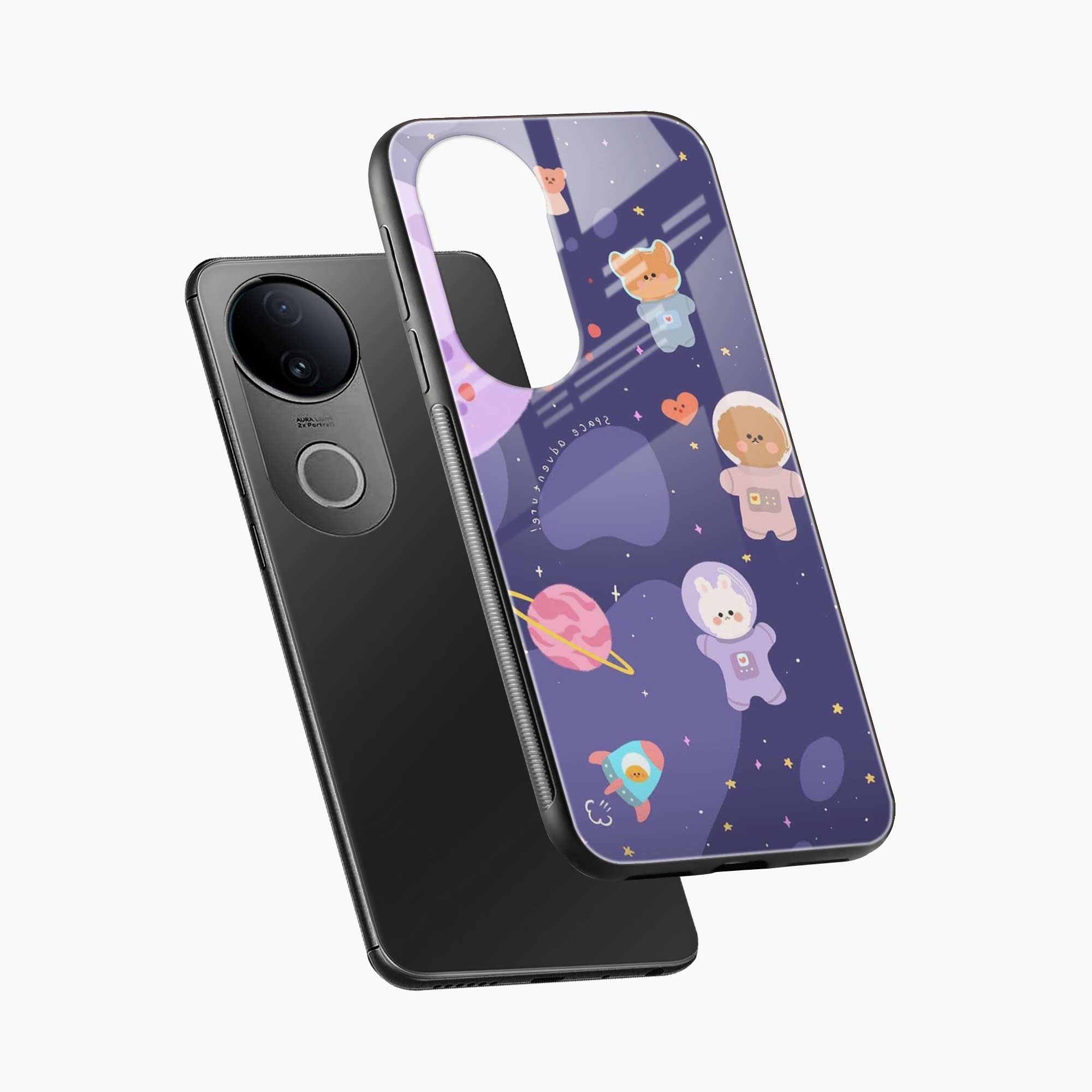 Teddy Space Iqoo Z10r 5G Back Cover