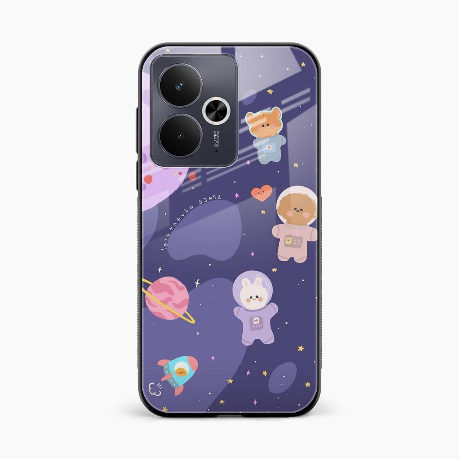 Teddy Space Realme 14t 5G Back Cover