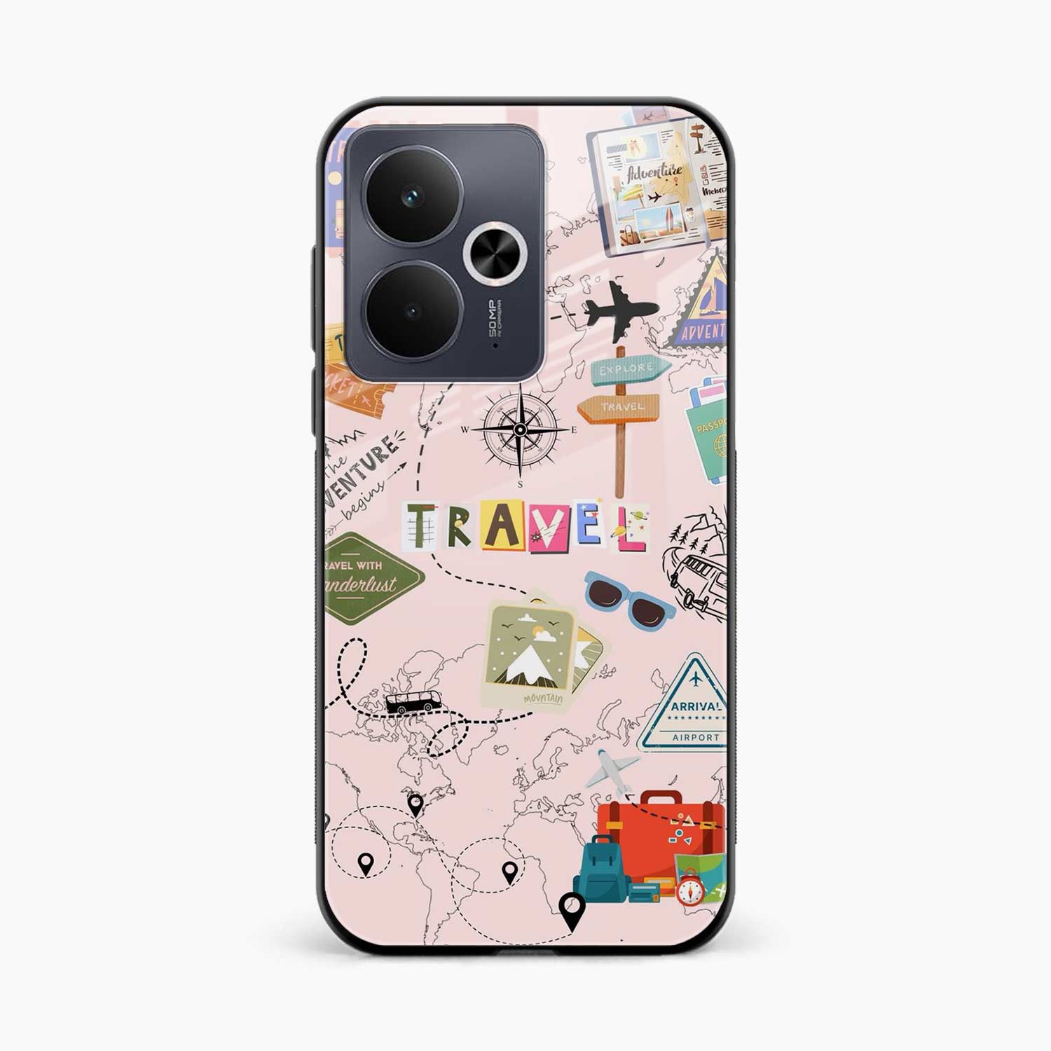 Traveler Realme 14t 5G Back Cover