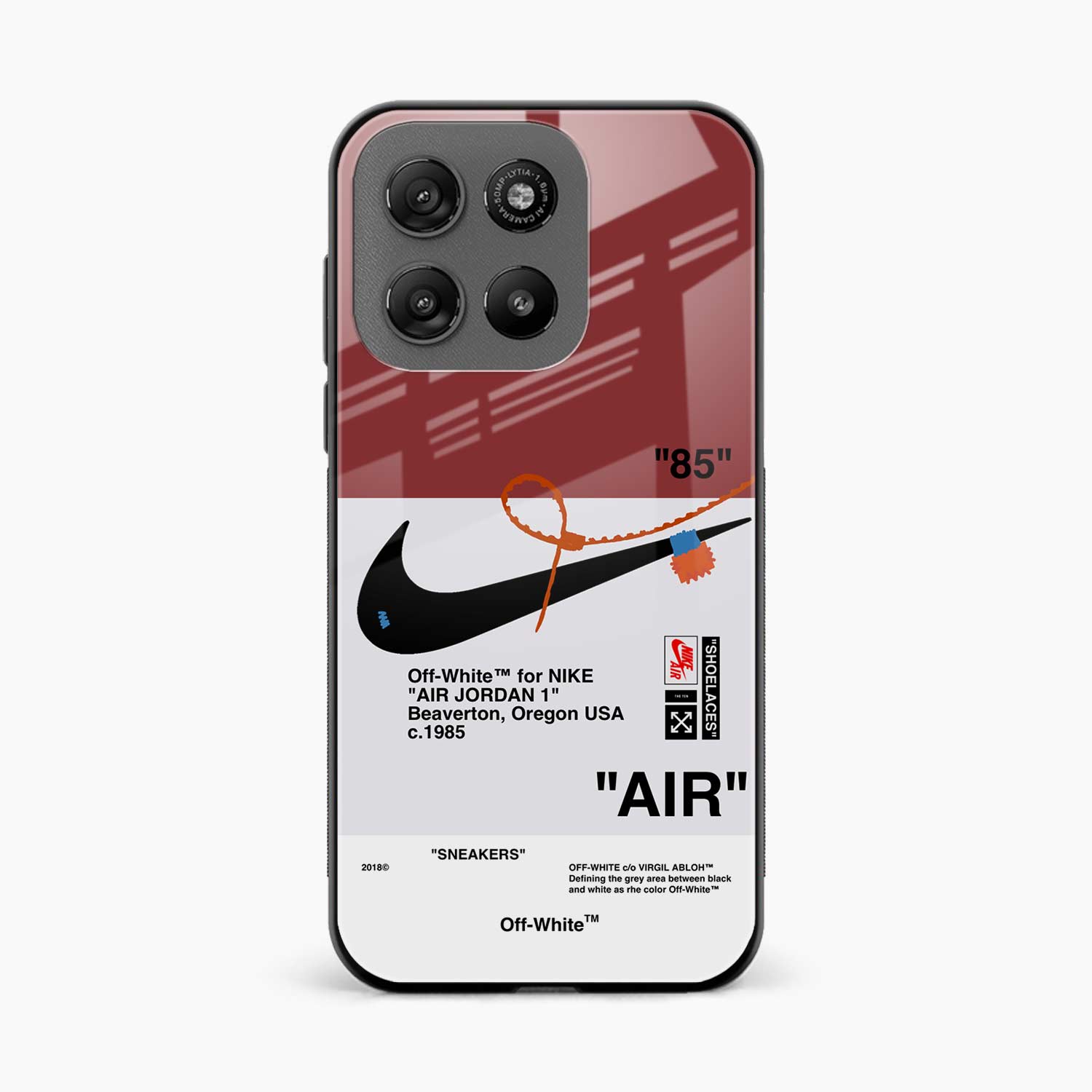 Air Off White Motorola G57 Power 5G Back Cover