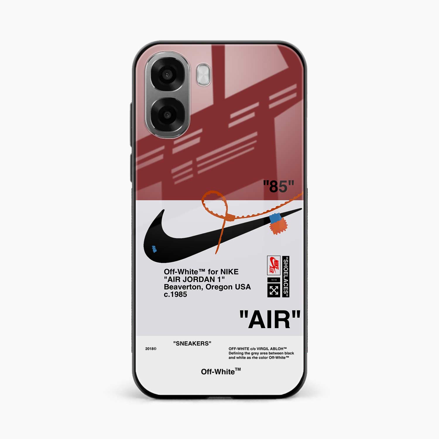 Air Off White Oppo A6x 5G Back Cover
