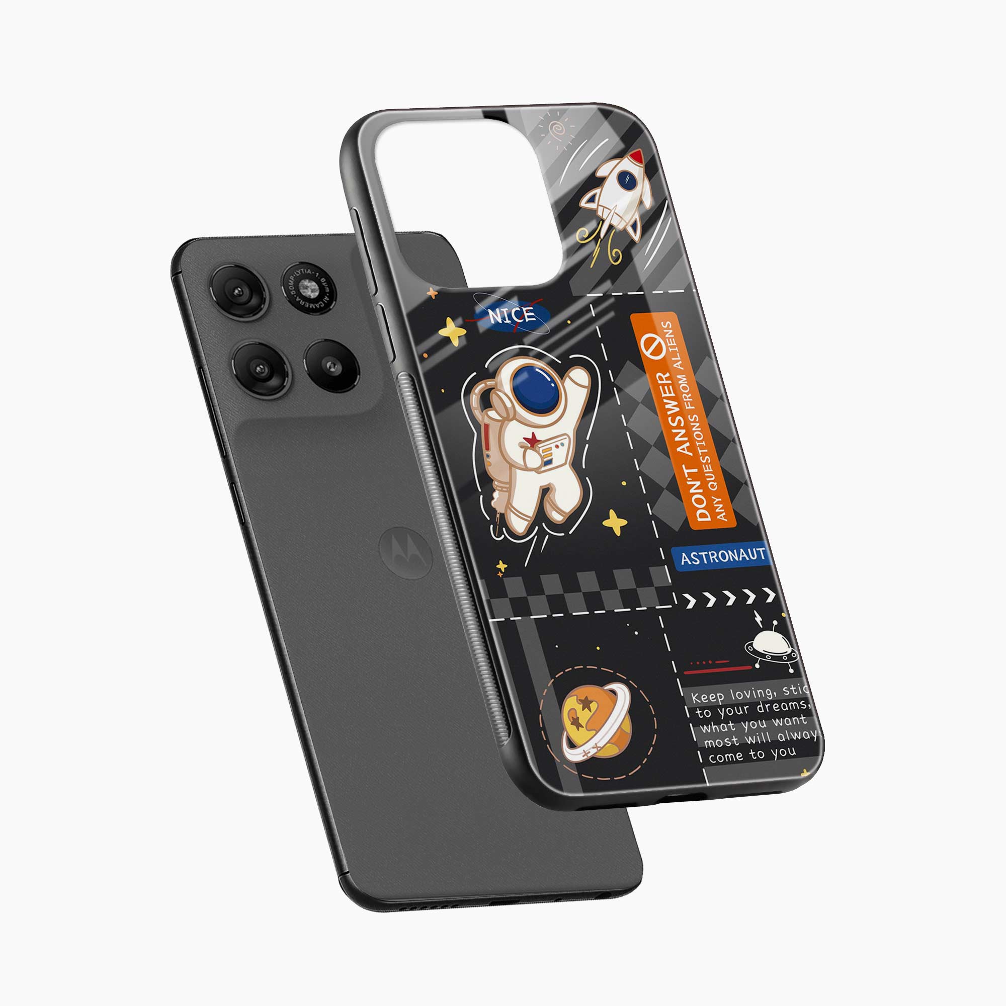 Astronaut Motorola G57 Power 5G Back Cover