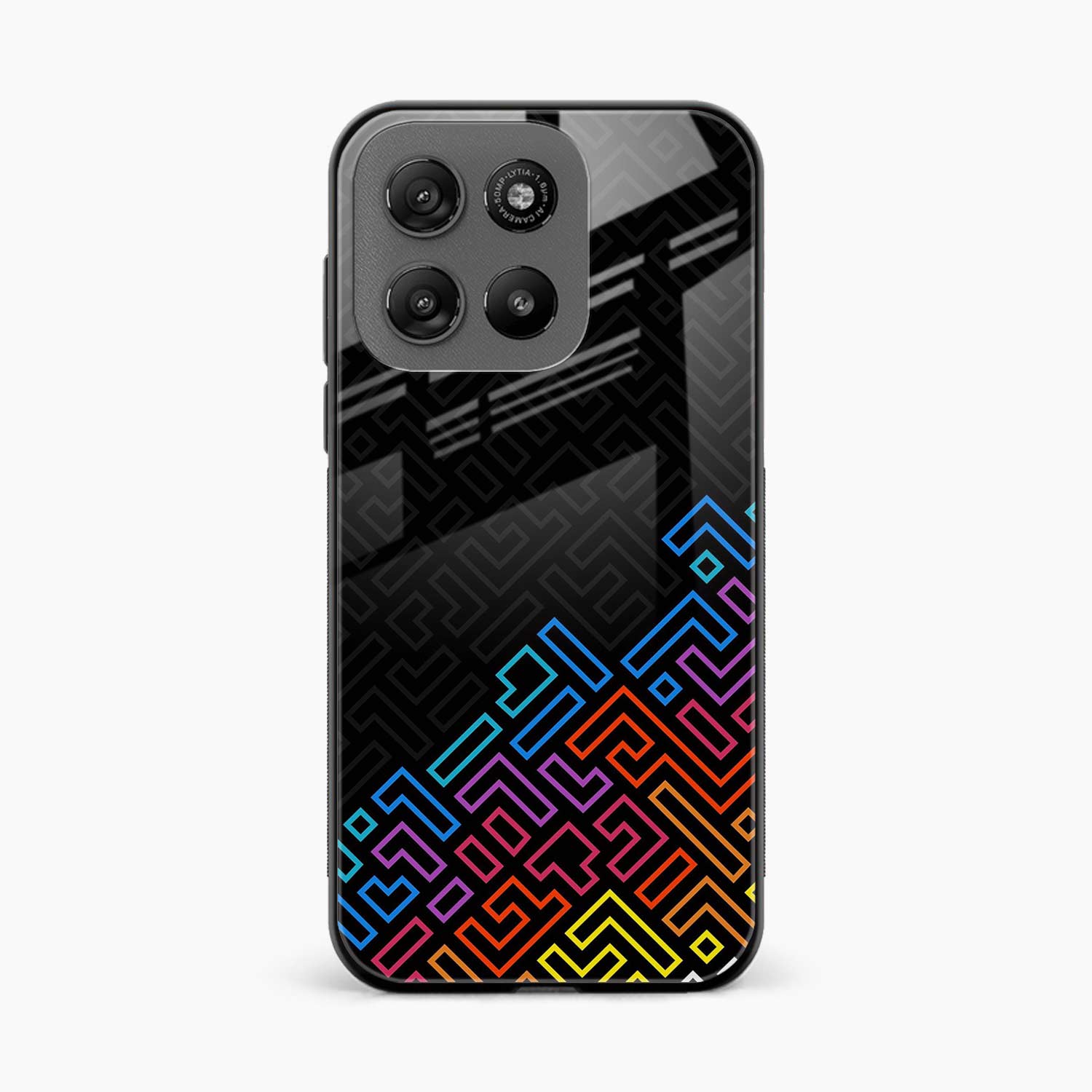 Black Maze Motorola G57 Power 5G Back Cover