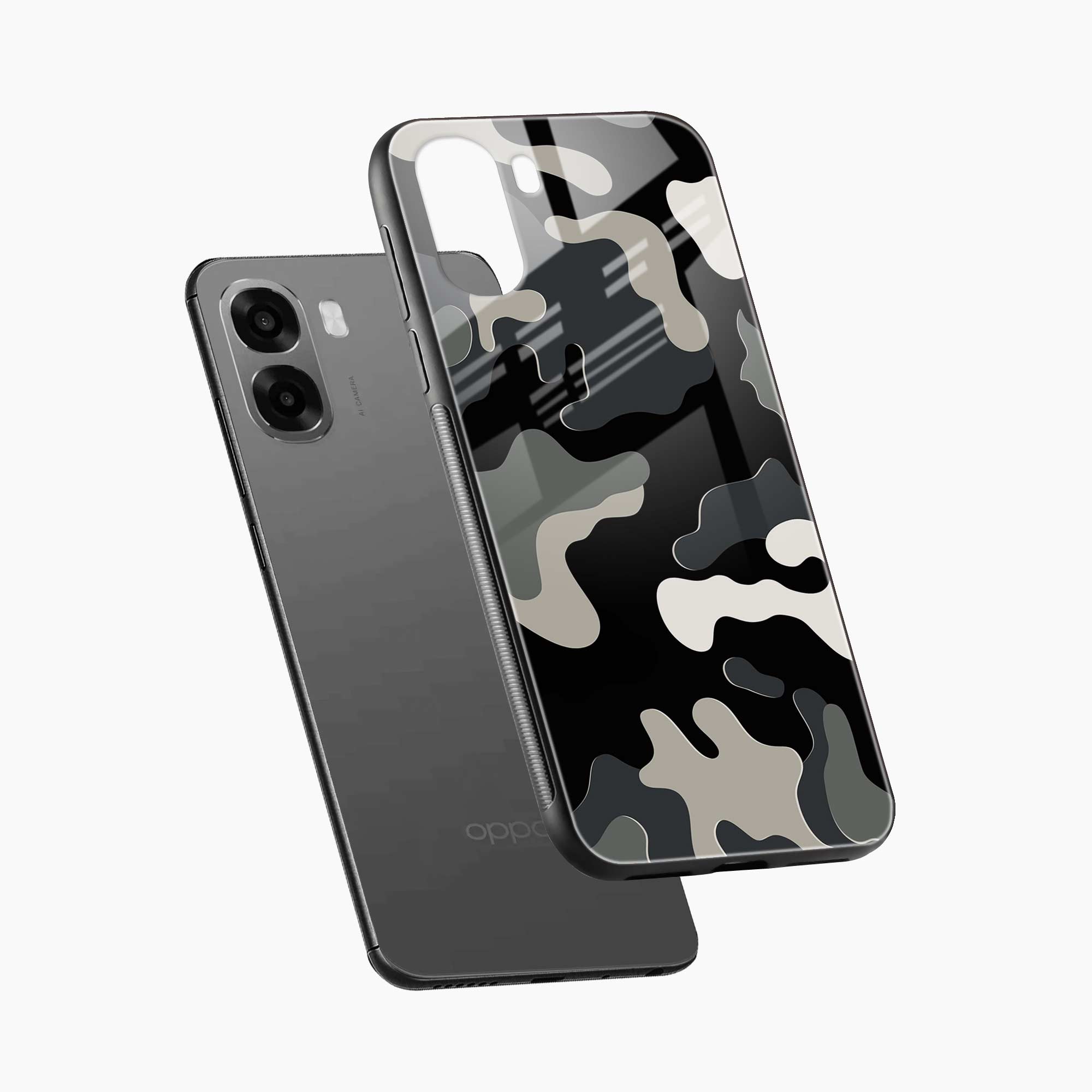 Camouflage Oppo A6x 5G Back Cover