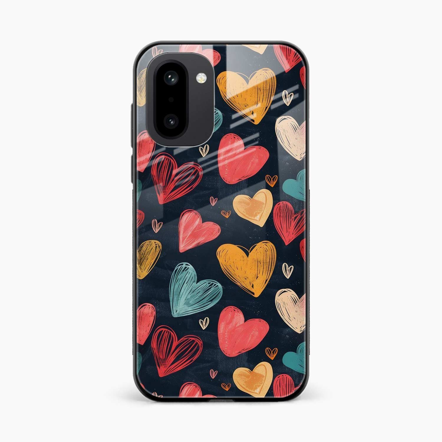 Colorful Hearts OnePlus 15r 5G Back Cover