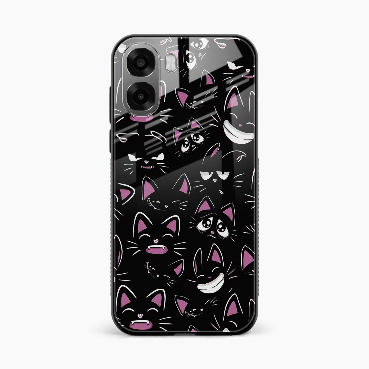 Cute Black Cat Oppo A6x 5G Back Cover