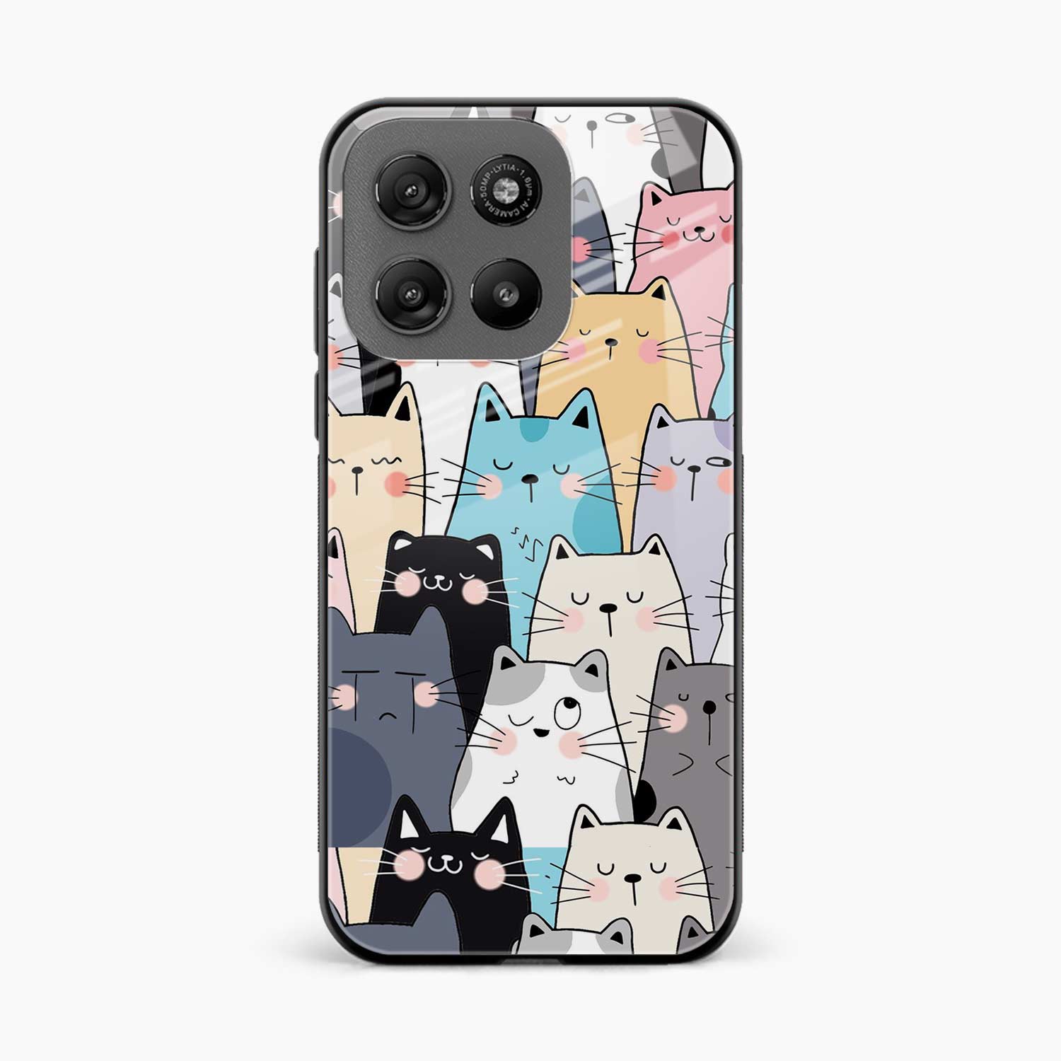 Cute Cat Motorola G57 Power 5G Back Cover