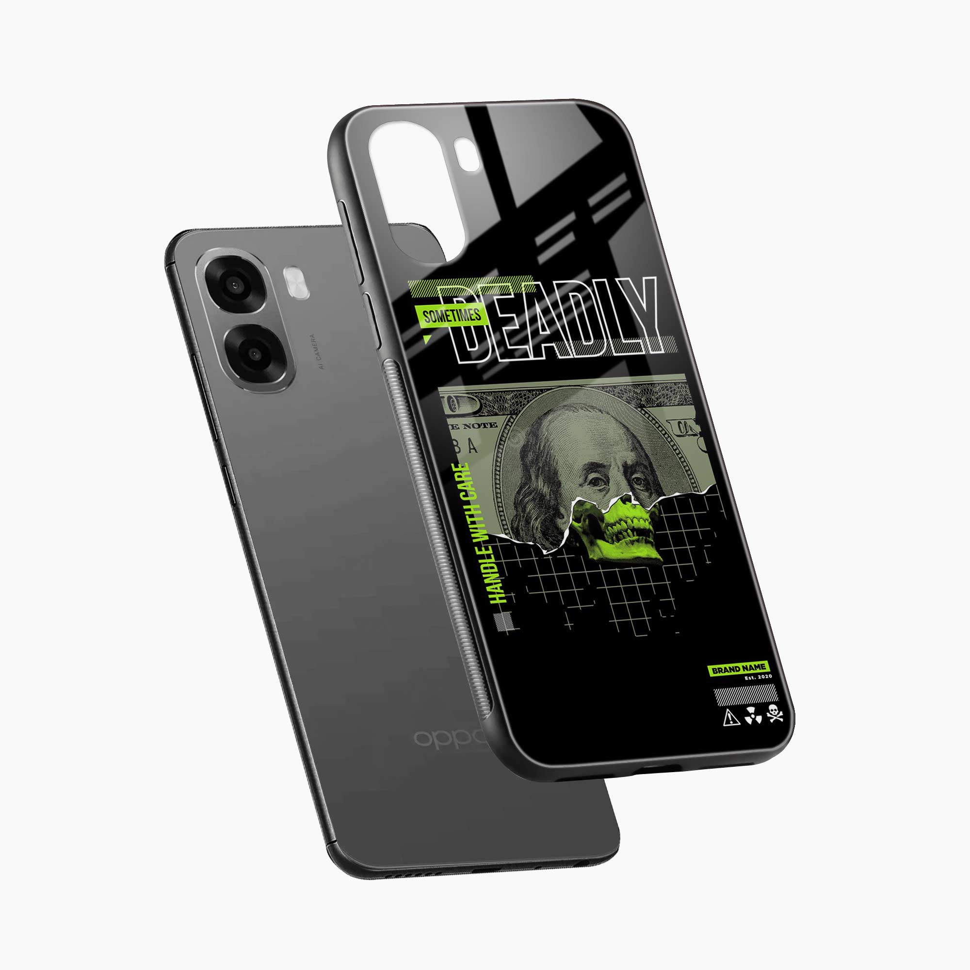Deadly Dollar Oppo A6x 5G Back Cover