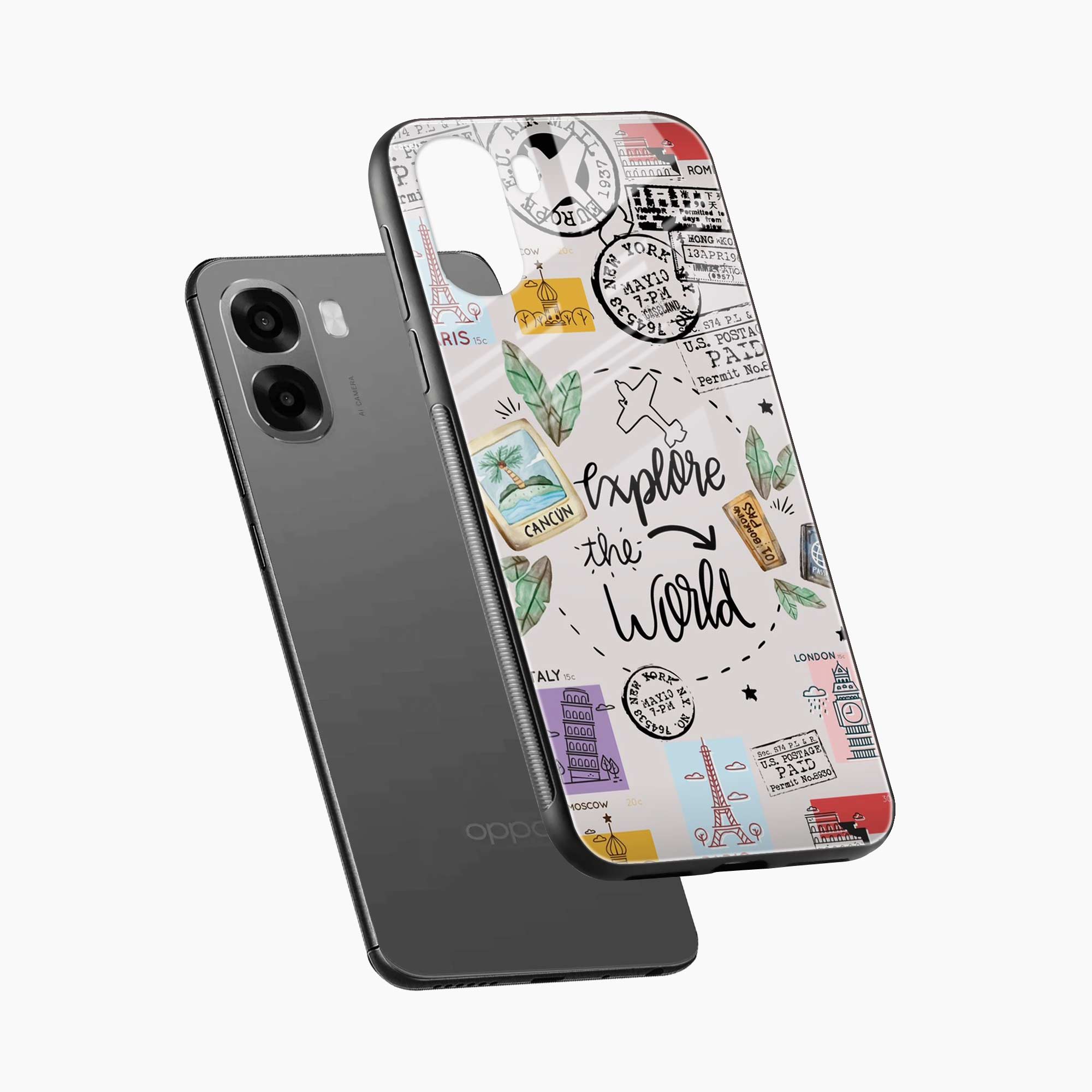 Explore The World Oppo A6x 5G Back Cover