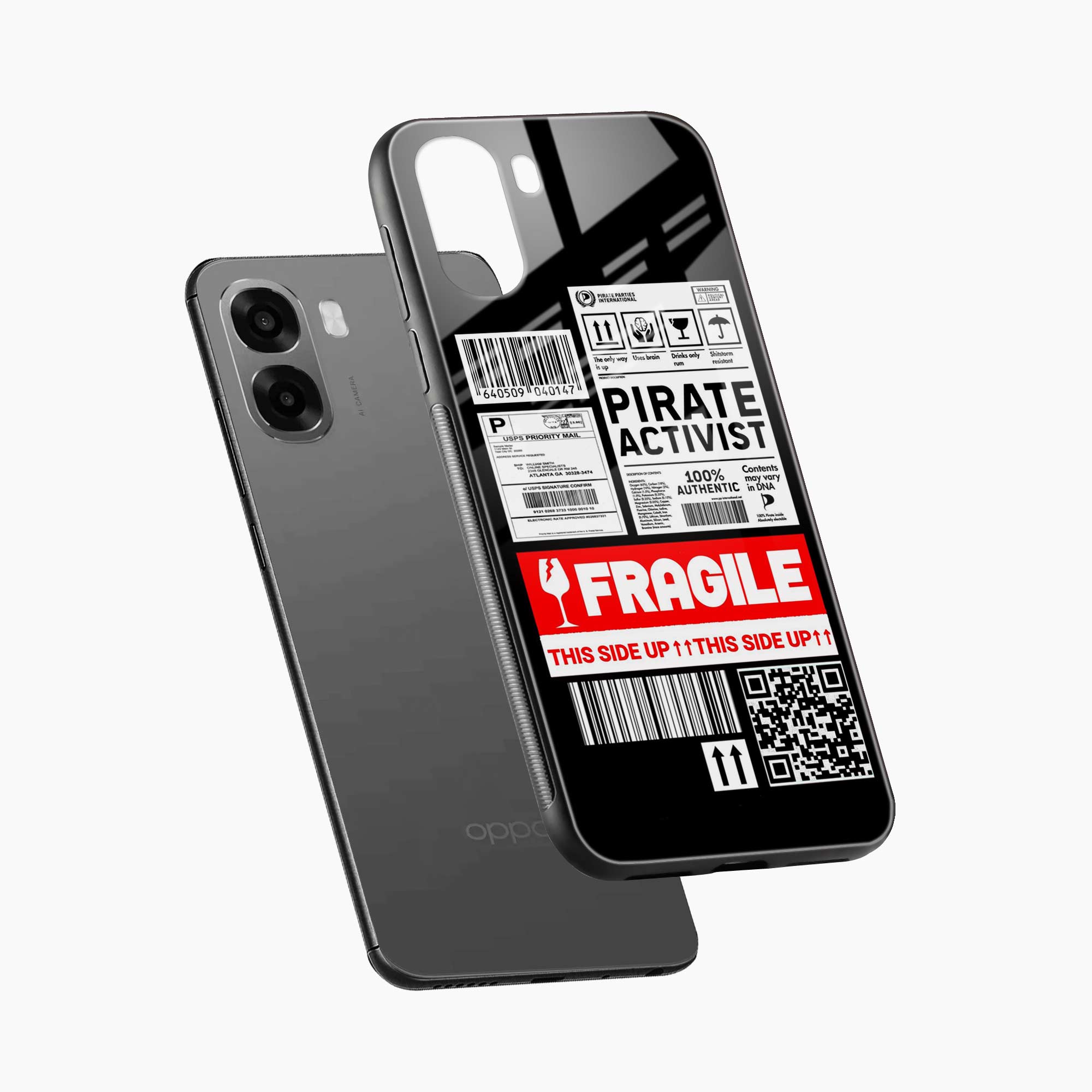 Fragile Oppo A6x 5G Back Cover