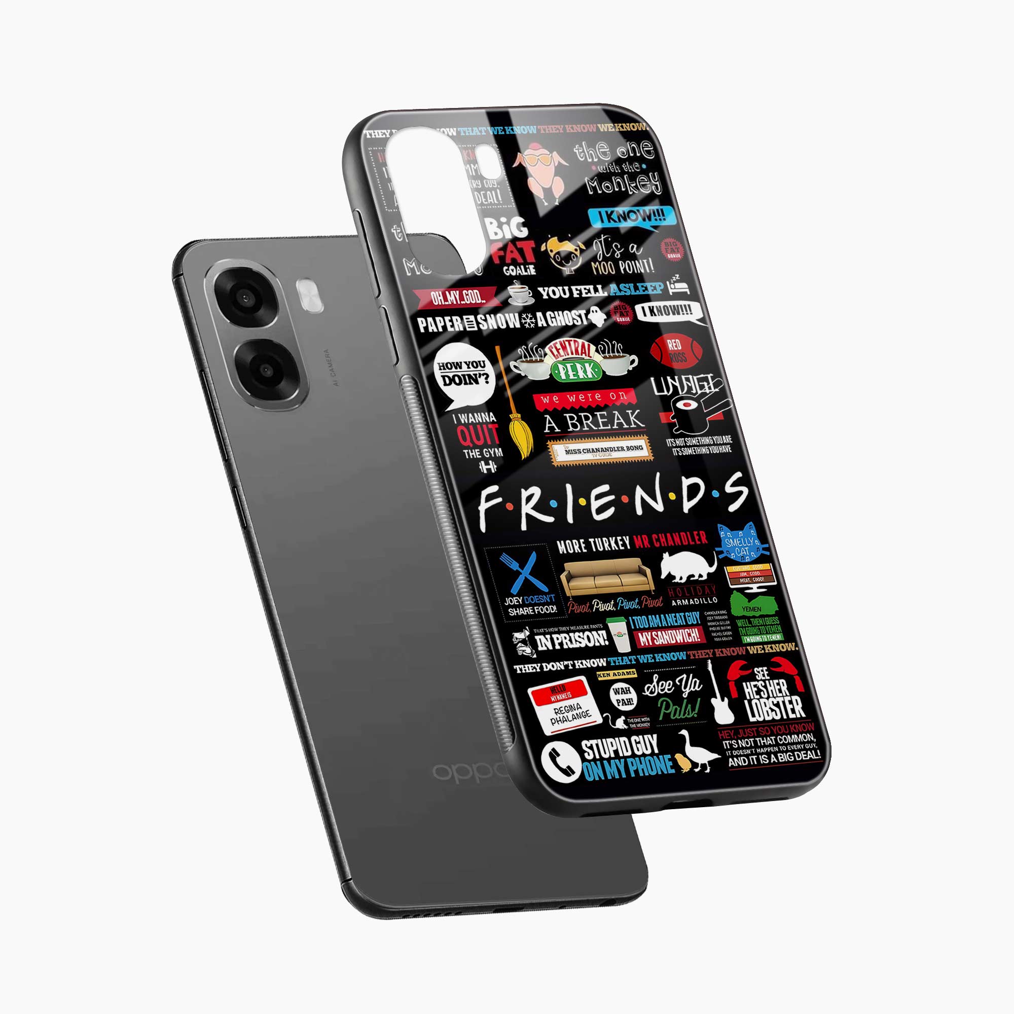 Friends Oppo A6x 5G Back Cover