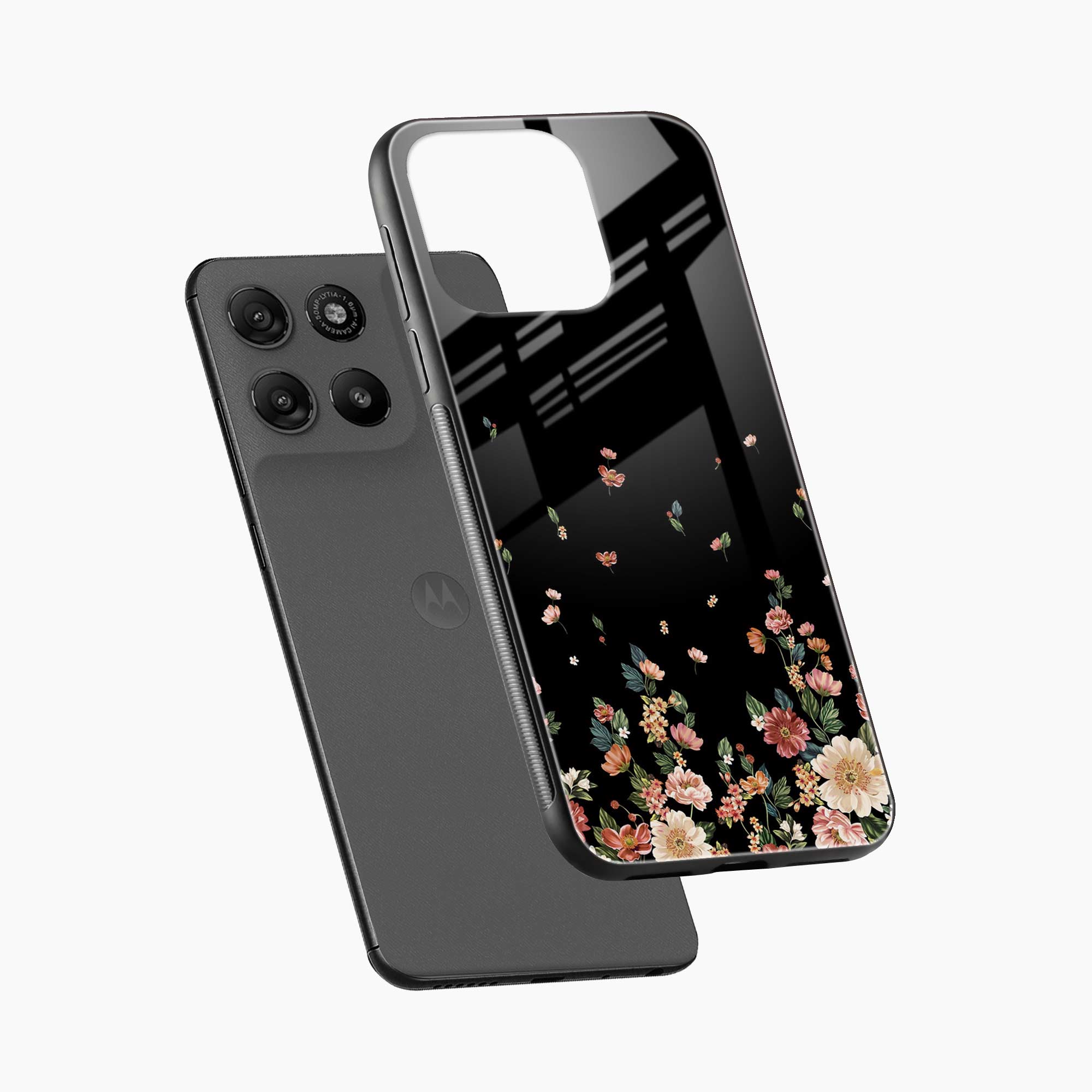 Graceful Floral Motorola G57 Power 5G Back Cover