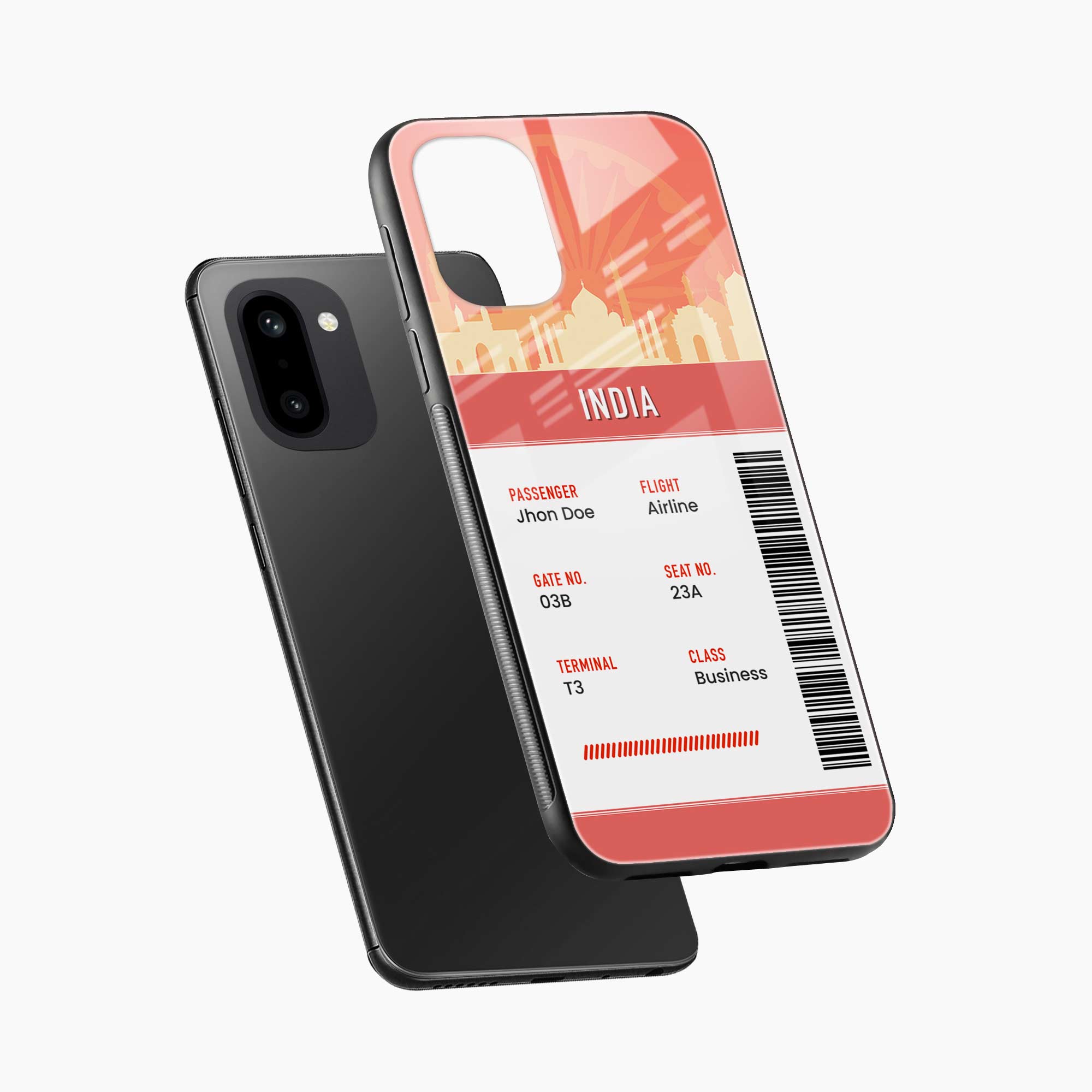 India Boarding Pass OnePlus 15r 5G Back Cover
