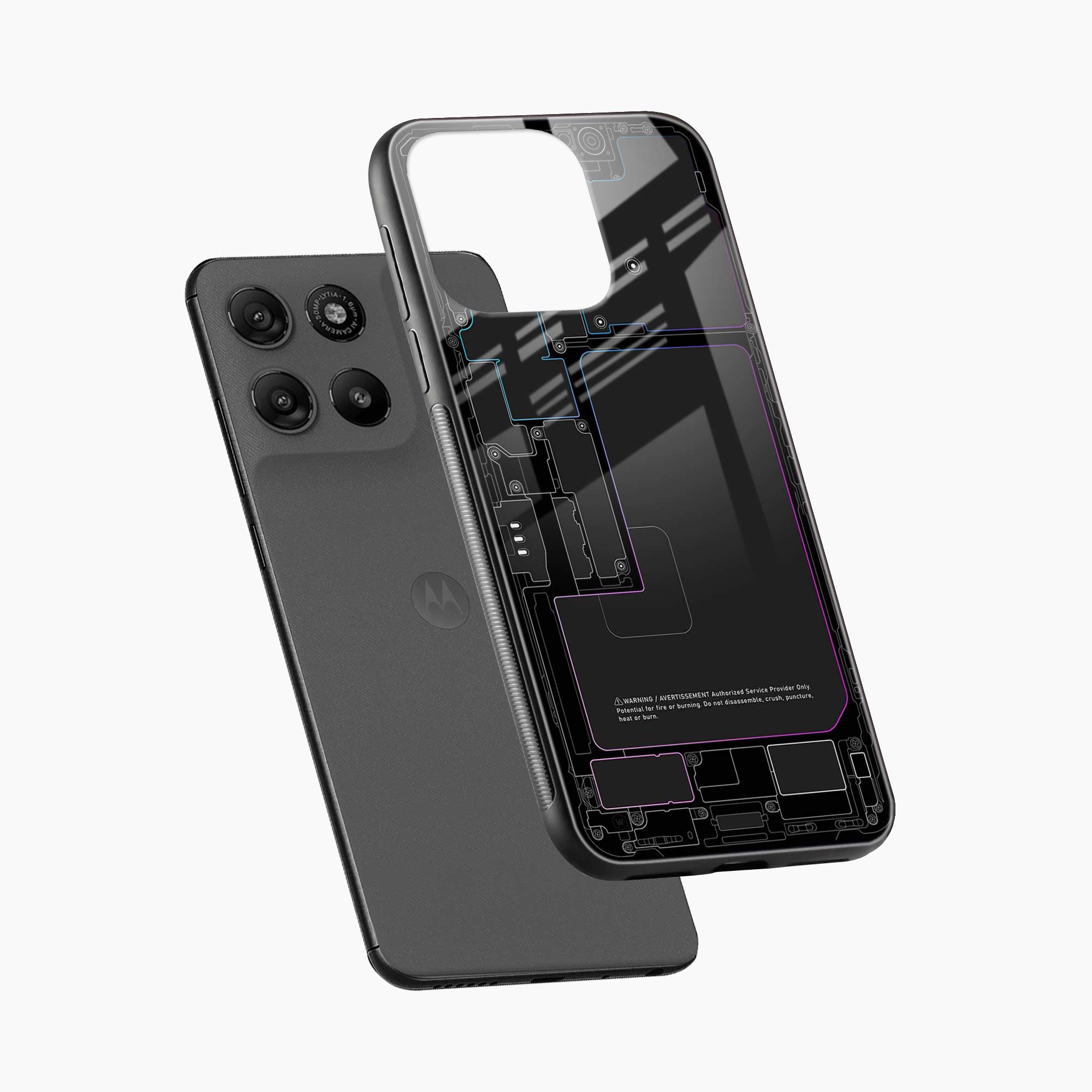 Inside Motorola G57 Power 5G Back Cover