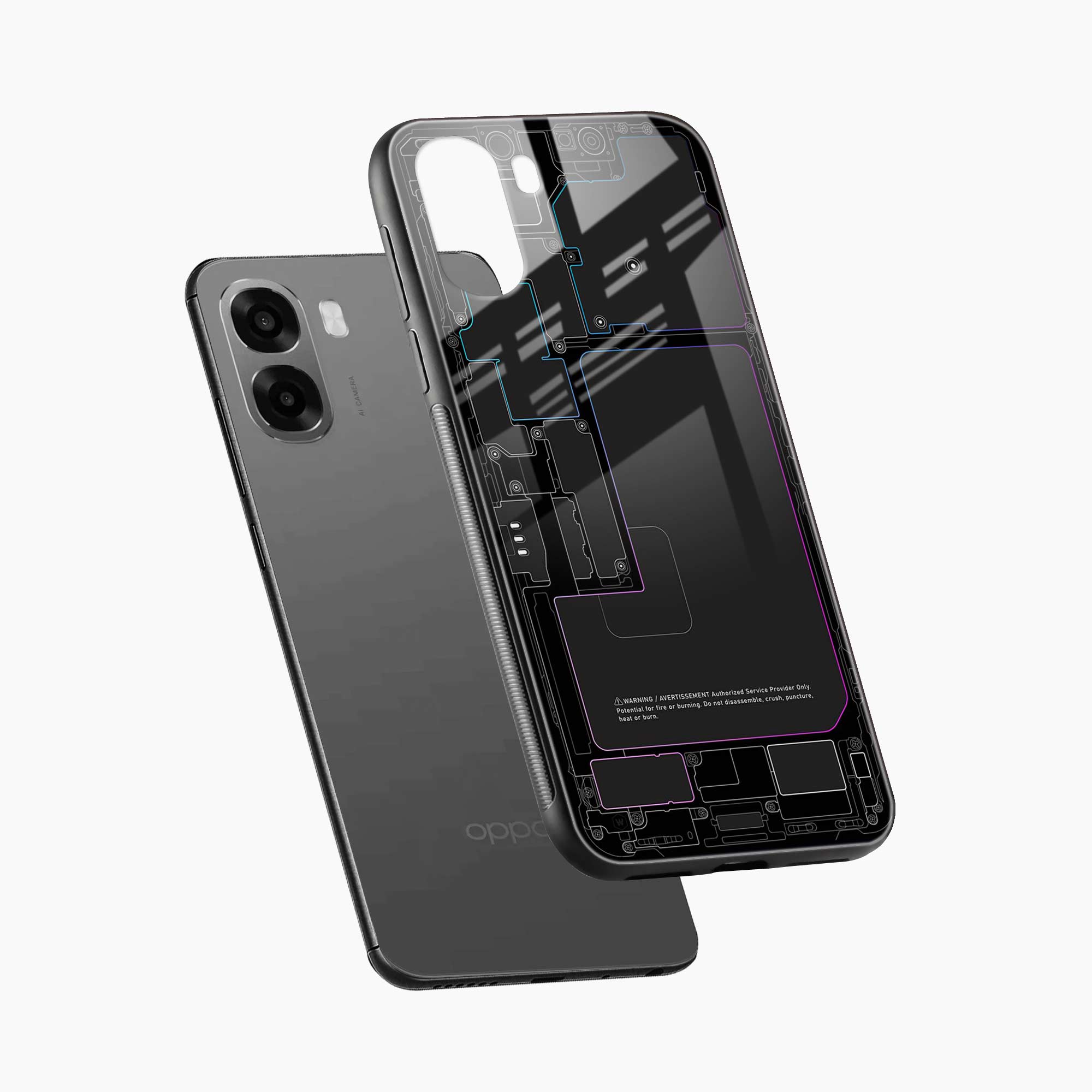 Inside Oppo A6x 5G Back Cover