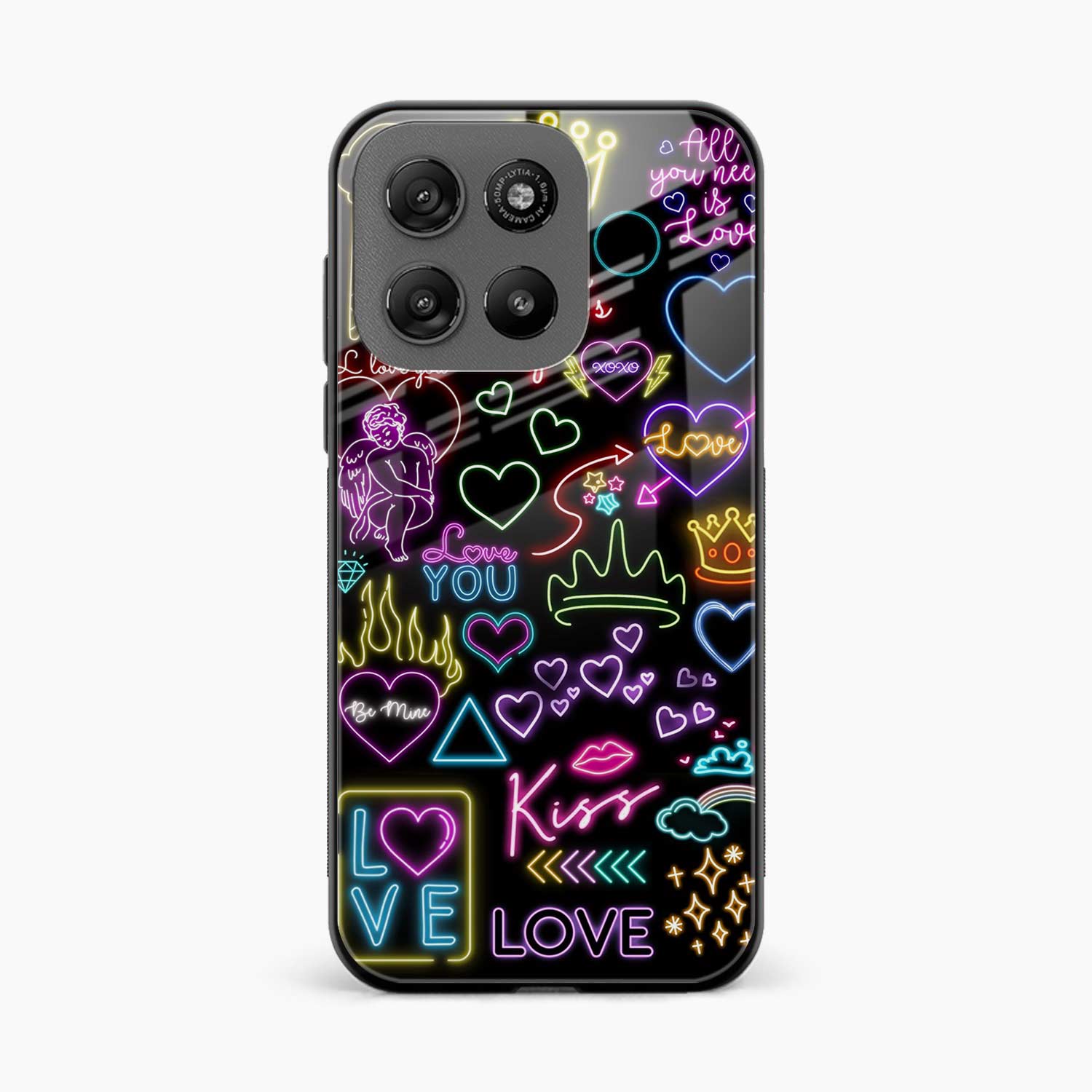 Neon Lights Motorola G57 Power 5G Back Cover